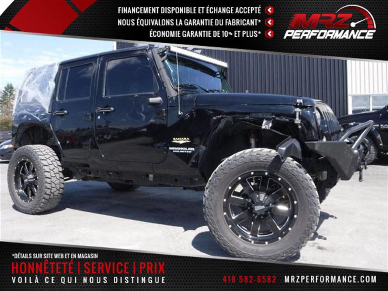 Used 2014 Jeep Wrangler Sahara - Lift for sale in St-Gédéon-De-Beauce, QC