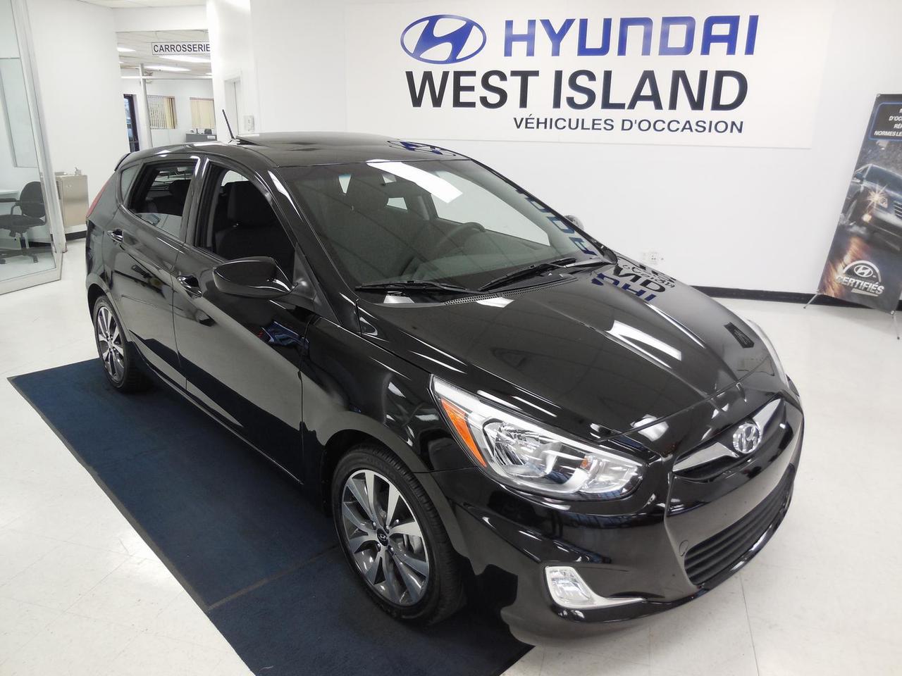 <a href=https://www.hyundaiwestisland.com/occasion/Hyundai-Accent-2017.html>https://www.hyundaiwestisland.com/occasion/Hyundai-Accent-2017.html</a>

OUVERT SAMEDI! AUTOMATIQUE, A/C, MAGS, TOIT OUVRANT, SIÈGES CHAUFFANTS, BLUETOOTH, GROUPE ÉLECTRIQUE ET PLUS! FINANCEMENT DISPONIBLE 1ERE, 2E ET 3E CHANCE!