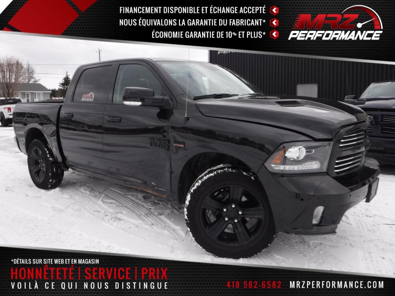 Used 2016 Dodge Ram 1500 Sport - R/t - Black for sale in St-Gédéon-De-Beauce, QC