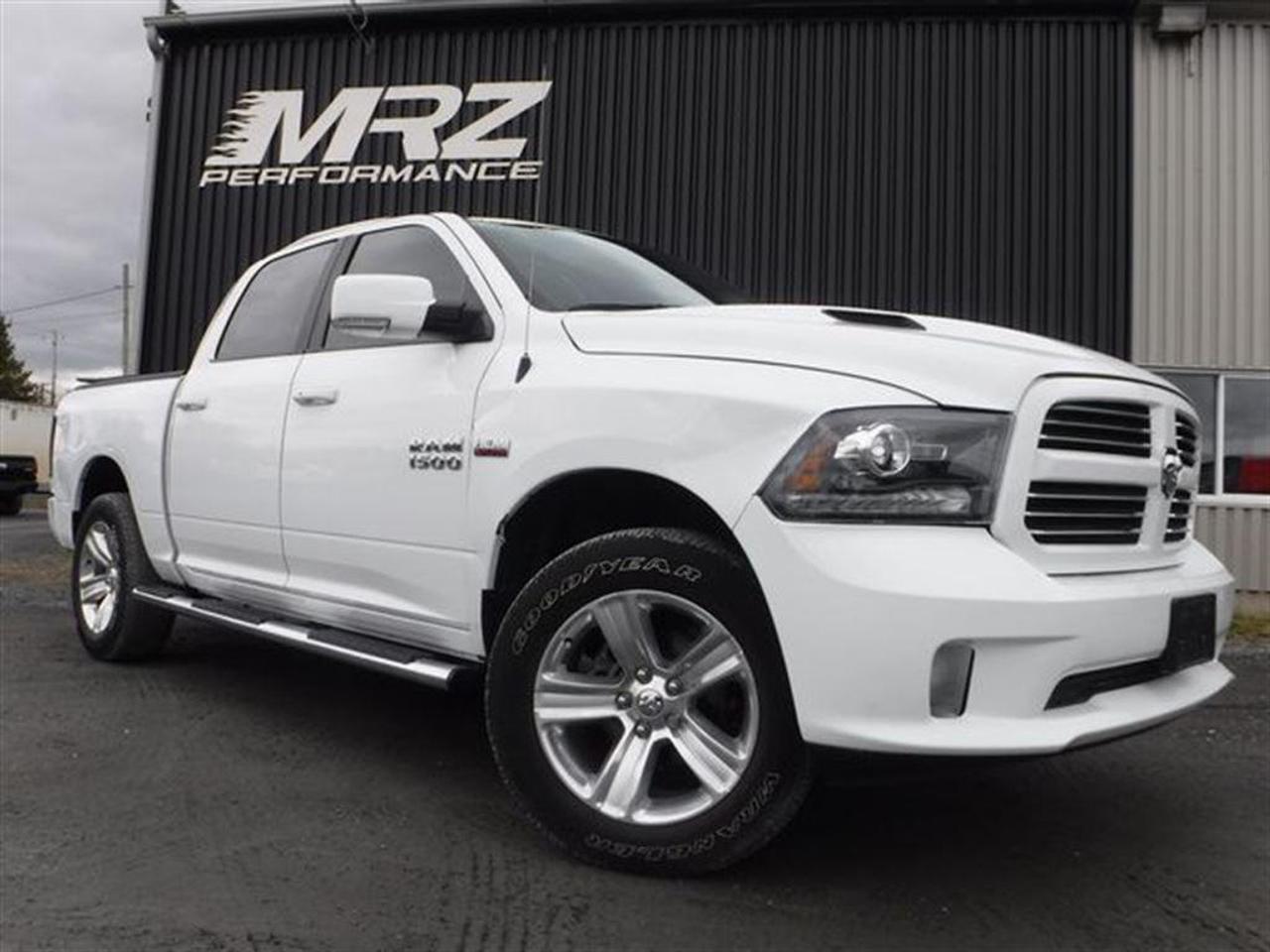 <a href=https://www.autoaubaine.com/Dodge-RAM 1500-c6902434.html>https://www.autoaubaine.com/Dodge-RAM 1500-c6902434.html</a>

** Garantie 5ans/100 000km sur groupe moto-propulseur à partir de la dms et MRZ ajoute 3mois/5000km sur lensemble (3ans dorigine étant terminé)  ** ÉCONOMIE GARANTIE DE 10% et même plus dans la majorité des cas! ** Service inégalé - Financement avantageux - Échanges acceptés - On équivaut la garantie dorigine! ** Cest  LENGAGEMENT MRZ - découvrez en tous les avantages au www.MRZPERFORMANCE.com et en magasin **

** VÉHICULE EN RÉPARATION, DISPONIBLE SOUS PEU** DISPONIBILITÉ ET PRIX A CONFIRMER LORS DE LA MISE EN VENTE A LÉTAT RÉPARÉ ** Dodge Ram 1500 SPORT R/T 4X4 2013 Blanc avec intérieur en cuir noir, Crew cab avec boite de 5.5pi - Un truck avec un look denfer à voir absolument! FULL ÉQUIP avec le Cuir, Toit, GPS et jen passe!! Faites lenvie de tous avec un des plus beau camion sur le marché! Faites vite il ne restera pas disponible longtemps ça cest garantie!! EXTRA CLEAN!! - * Visitez le WWW.MRZPERFORMANCE.COM pour tous les détails et beaucoup plus de photos!! * - Moteur V8 5.7l HEMI de 390HP avec transmission automatique au plancher. Très puissant! ÉTAT NEUF!! Très bas kilométrage, Seulement 59 700 km! 4X4 Crew Cab avec boite de 5.5pi. Camion FULL ÉQUIP!! Mags 20 avec pneus All Terrain en bonne conditions - Miroirs électriques et chauffants - Towing Package - Commandes au volant - Bluetooth - Sirius - Prise USB - Prise 12V et 115V - Backglass sliding électrique - Intérieur en cuir noir - A/C dual zones - Cruise control - Tout électrique - Fogs - Console centrale - Système navigation GPS avec grosse écran tactile - Vitres teintées - Caméra de recul - Chauffe moteur - Vitres électriques - Sièges électriques, chauffants et climatisants - Wiper intermittent - Différentiel autobloquant - Télécommande porte garage - Lumières avant projector halogène - Push to start (démarrage) - 1 Clé intelligente avec démarreur OEM + 1 clé mécanique - Volant chauffant - Lumières arrière LED - Boite frein électrique - Système audio ALPINE avec sub - Miroirs power fold - Toit ouvrant - Automatique - Marchepieds - Tonneau cover OEM - Sensor de recul - Hood R/T - etc!! Tout un truck! - Véhicule accidenté légèrement, réparé par des professionnels et inspecté par la SAAQ. LIVRÉ AVEC NOTRE NOUVEAU PROGRAMME DE GARANTIE - Nous sommes fier de notre travail et CE VÉHICULE SERA IMPECCABLE à tout point de vue!! - Reconstruit/Rebuilt title - Véhicule Canadien - Un autre super beau Ram tout équipé dans notre bel inventaire de camion ! EXTRA CLEAN!! Nachetez pas de nimporte qui, faite affaire chez LE SPÉCIALISTE du RAM, Automobiles MRZ - La devise de notre équipe: Honnêteté - Service - Prix - avec Inventaire de plus de 25 camions Ram en stock cest la place! - PLUSIEURS AUTRES PICK-UP EN STOCK!! Venez nous voir ou allez visiter notre site internet pour plus dinformations! - Nhésitez pas à nous rejoindre avec vos questions! Automobiles MRZ, la référence dans laccidenté léger au Québec! WE SPEAK ENGLISH PLEASE CONTACT US - MRZ IS THE VEHICLE CAR EXPORT AND IMPORT SPECIALIST - USA - AFRICA - MIDDLE EAST - EUROPE - MRZ EST LE SPÉCIALISTE EN EXPORTATION et IMPORTATION DE VÉHICULES - USA - AFRIQUE - EUROPE - PROCHE ORIENT Visitez-nous aussi sur Facebook! Merci!