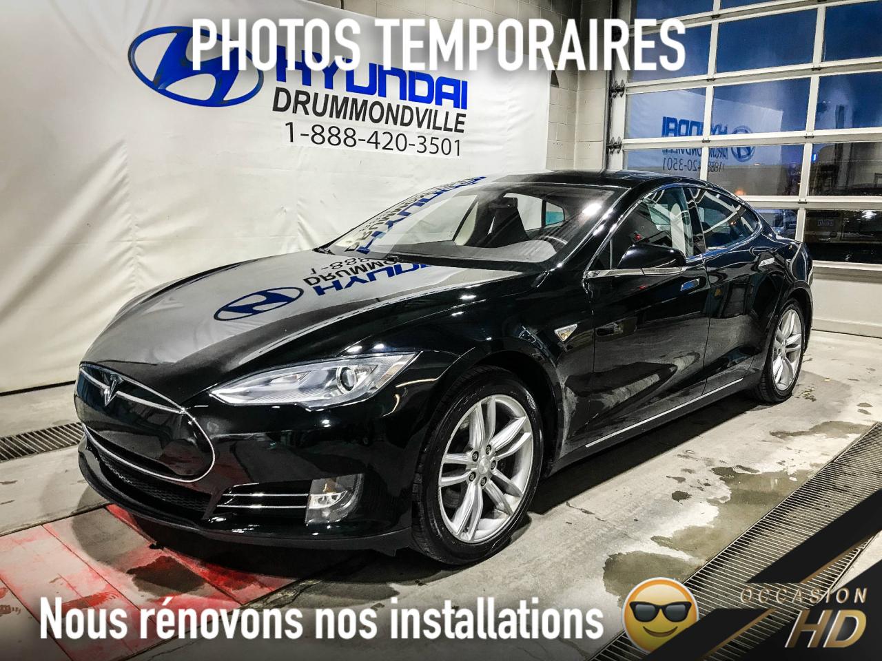 Used 2013 Tesla Model S 85 + S90 BATTERY UPGRADE + NAVI + PANO + for sale in Drummondville, QC
