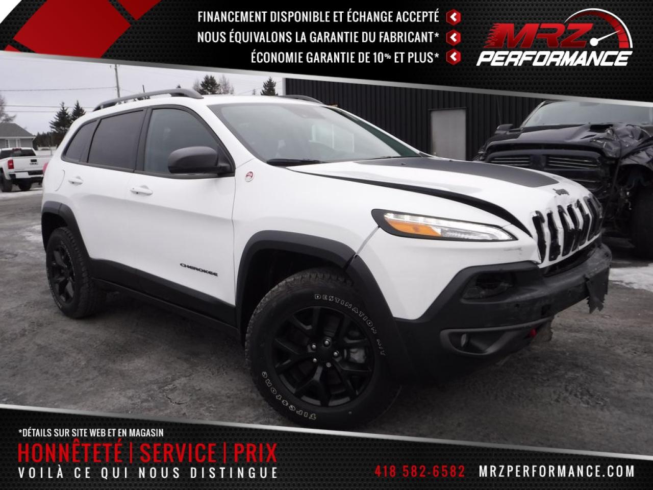 Used 2017 Jeep Cherokee CUIR AWD V6 for sale in St-Gédéon-De-Beauce, QC