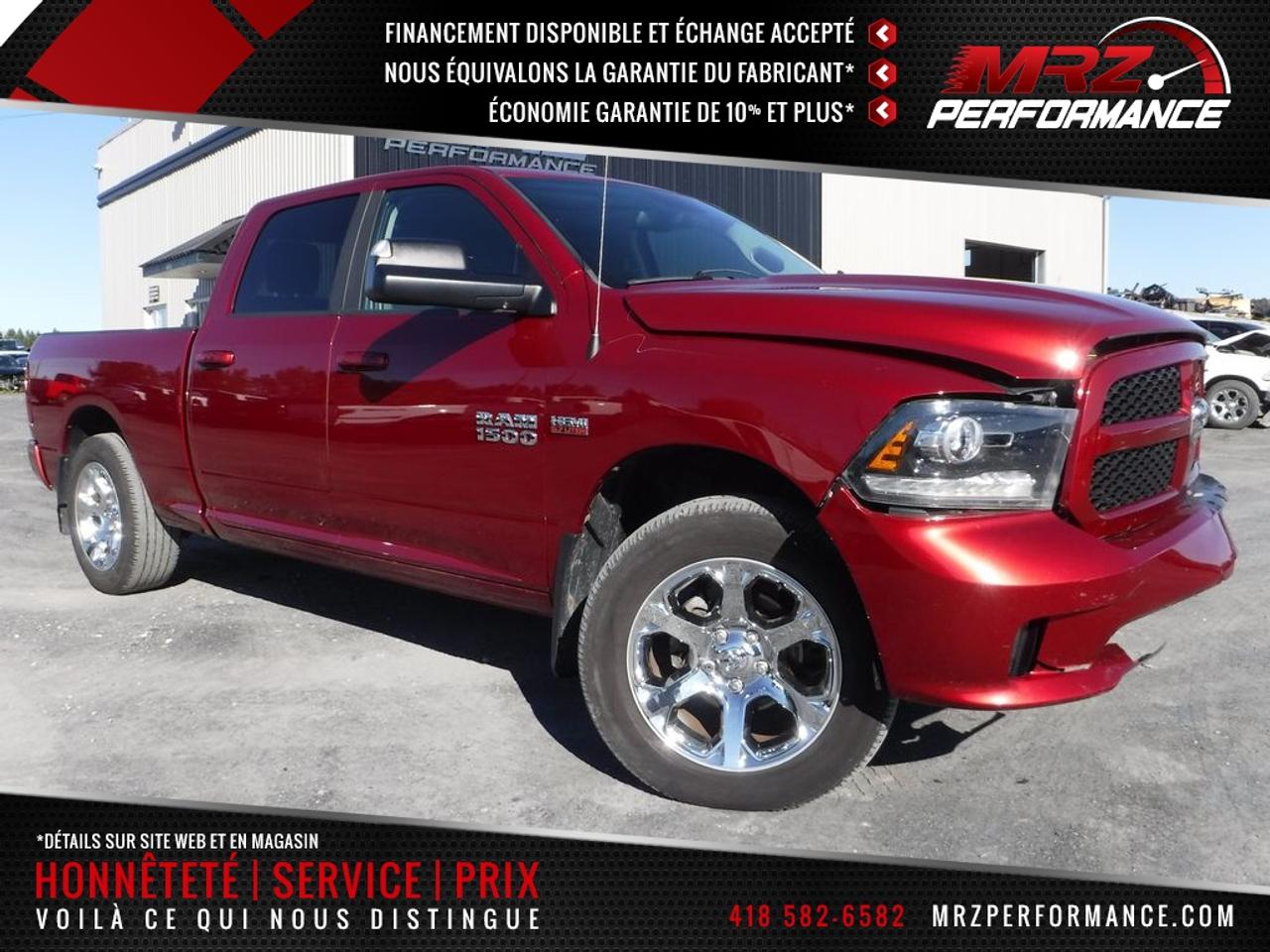 <a href=https://www.autoaubaine.com/Dodge-RAM 1500-c6942856.html>https://www.autoaubaine.com/Dodge-RAM 1500-c6942856.html</a>

** Garantie 5ans/100 000km sur groupe moto-propulseur à partir de la dms et MRZ ajoute 3mois/5000km sur lensemble (3ans dorigine étant terminé) si remis à neuf chez MRZ ou 5ans/100 000km moto-propulseur seulement à partir de la dms si acheté endommagé ** ÉCONOMIE GARANTIE DE 10% et même plus dans la majorité des cas! ** Service inégalé - Financement avantageux - Échanges acceptés - On équivaut la garantie dorigine! ** Cest LENGAGEMENT MRZ - découvrez en tous les avantages au www.MRZPERFORMANCE.com et en magasin **

Dodge Ram 1500 Sport 4X4 2014 Rouge métallique avec intérieur en cuir/tissu noir, Crew cab avec boite de 6.5pi - Camion très propre et surtout très peu de kilométrage pour lannée du camion. - Faites lenvie de tous avec un des plus beau camion sur le marché! Modèle Sport très bien équipé!! Faites vites ces camions sont en très grande demande!! - * Visitez le WWW.MRZPERFORMANCE.COM pour tous les détails et beaucoup plus de photos!! * - Moteur V8 5.7l HEMI de 390HP avec transmission automatique 8 rapports avec bouton électronique. Très puissant! TRÈS PROPRE!! Très bas kilométrage, Seulement 32 300 km! 4X4 Crew Cab avec boite de 6.5pi. Camion très bien équipé!! Superbe Mags 20 chrome (Laramie) avec pneus All terrain - Miroirs électriques et chauffants - Miroirs de remorquage - Towing Package - Commandes au volant - Bluetooth - Sirius - Prise USB - Prise 12V et 115V - Backglass sliding électrique - Intérieur en cuir/tissu noir - A/C dual zones - Cruise control - Tout électrique - Fogs - Console centrale - Centre multimédia avec grosse écran tactile - Vitres teintées - Caméra de recul - Chauffe moteur - Vitres électriques - Sièges électriques et chauffants - Wiper intermittent - Télécommande porte garage - Toit ouvrant - Lumières avant projector halogène - Push to start (démarrage) - 2X Clés intelligentes avec Démarreur OEM + 1X Clé mécanique - Volant chauffant - Lumières arrière LED - Pédale ajustable - Système audio ALPINE avec Sub - Boite frein électrique - Suspension à lair OEM - Garde boue - Fond boite plastique OEM - etc!! Tout un truck!- Accidenté légèrement à lavant ainsi que sur le coté gauche du camion. Ce superbe RAM est présenté tel que nous lavons acheté, pas étiré et pas camouflé comme chez la compétition. Aucun camouflage de dommages sur nos véhicules! Pour la réparation, Besoin de la Porte avant gauche avec trim intérieur, Marchepied cabine gauche, Miroir gauche, Aile avec Fausse aile avant gauche, Rack batterie, Parebrise, 2X Lumières avant, Support radiateur, Grille avant, Shutter, Radiateur, Condenseur, Shroud fan, Couvert bumper avant avec Absorbeur plastique, Fog gauche, Coté boite gauche, Porte arrière gauche, Colonne steering (a vérifier), Tail light gauche, Bumper arrière ainsi que de quelques plastiques de finitions. A réparé: Aile avant droit (léger), Poteau parebrise gauche, Longeron supérieur avant gauche (ou a changé) et le Renfort bumper avant. Les Brackets de table de suspension avant gauche sont a réparées. Les Pointes de frame avant sont a vérifier. La trim intérieur de porte arrière droit est déchiré (voir photo).Très facilement réparable à faible coût. Les 2X Ceintures avant sont déployées (mais ne sont pas inscrites dans lestimée). Tous les Ballons et les autres Ceintures sont intacts. Nous pouvons vous fournir les pièces nécessaires à la réparation de ce véhicule à prix très compétitif. Disponible tel quel ou réparé par des professionnels et inspecté par la SAAQ - LAmortisseur, Cardan, Table supérieur et la Table inférieur avant gauche ont été changés lors de larrivée du camion sur place. Un autre super beau Ram tout équipé dans notre bel inventaire de camion légèrement accidenté!! À voir sans faute! Impossible de trouver meilleur qualité prix chez la concurrence! Camion super propre pour lannée et surtout très peu de kilo au compteur!! Une autre aubaine signé Automobiles Mrz!!Pick-up très recherché!! * VGA QUÉBEC / SALVAGE TITLE* - PLUSIEURS AUTRES PICK-UP EN STOCK!! Venez nous voir ou allez visiter notre site internet pour plus dinformations! - Nhésitez pas à nous rejoindre avec vos questions! Automobiles MRZ, la référence dans laccidenté léger au Québec! WE SPEAK ENGLISH PLEASE CONTACT US - MRZ IS THE VEHICLE CAR EXPORT and IMPORT SPECIALIST - USA - AFRICA - MIDDLE EAST - EUROPE - MRZ EST LE SPÉCIALISTE EN EXPORTATION et IMPORTATION DE VÉHICULES - USA - AFRIQUE - EUROPE - PROCHE ORIENT Visitez-nous aussi sur Facebook! Merci!