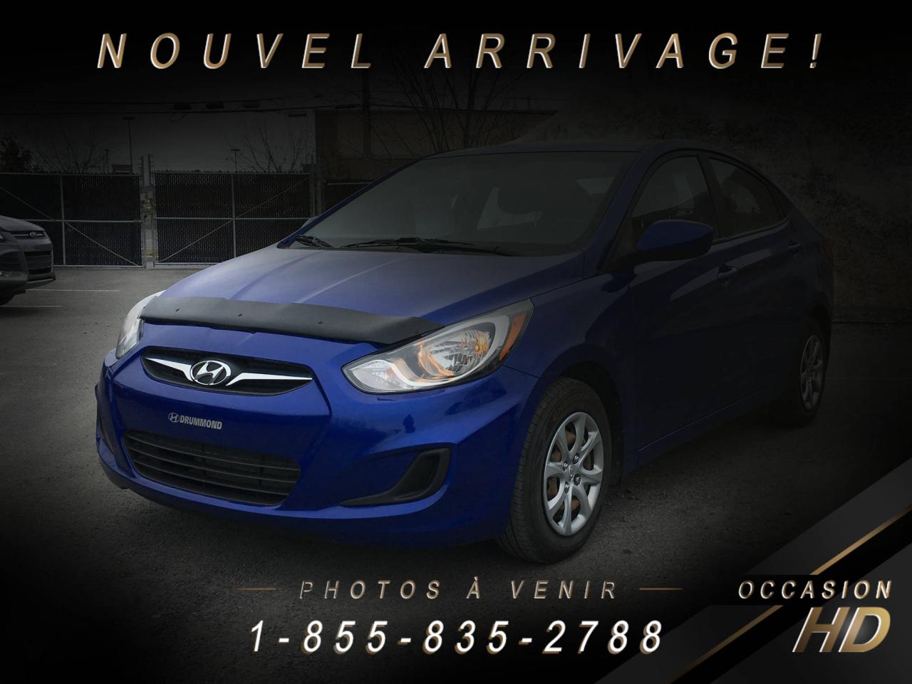 Used 2014 Hyundai Accent GL + A/C + CRUISE + SIÈGES CHAUFF. + BLU for sale in Drummondville, QC