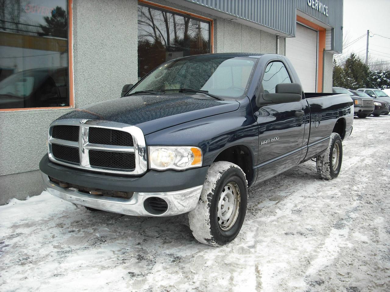 <a href=https://www.autoaubaine.com/Dodge-RAM 1500-c6995874.html>https://www.autoaubaine.com/Dodge-RAM 1500-c6995874.html</a>

DODGE RAM 1500 4X4 2005,AUTOMATIQUE,CAB REGULIER,AIR,MOTEUR 4.7,BOITE LONGUE,VEHICULE IMPECABLE