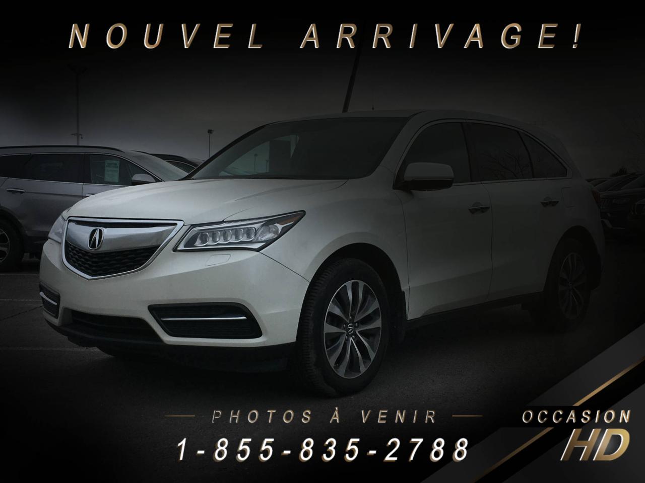 Used 2015 Acura MDX SH-AWD + TECH + NAVI + ELS + DVD + TOIT for sale in Drummondville, QC