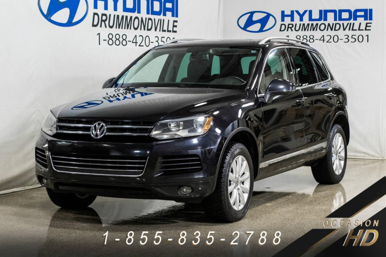 Used 2013 Volkswagen Touareg COMFORTLINE + PANO + CUIR + NA for sale in Drummondville, QC