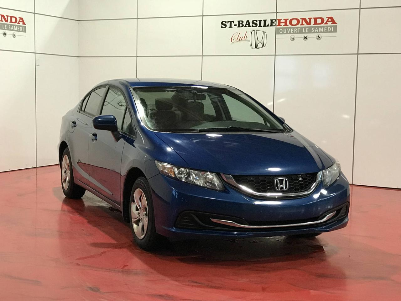 Used 2014 Honda Civic LX + JAMAIS ACCIDENTÉ + BLUETOOTH + CRUI for sale in St-Basile-le-Grand, QC