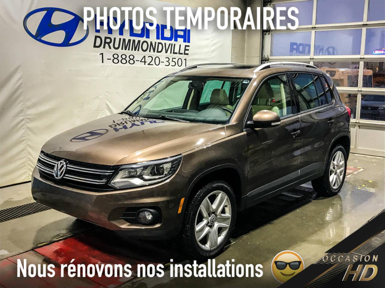 Used 2015 Volkswagen Tiguan COMFORTLINE + 4MOTION + PANO + CAMERA + for sale in Drummondville, QC