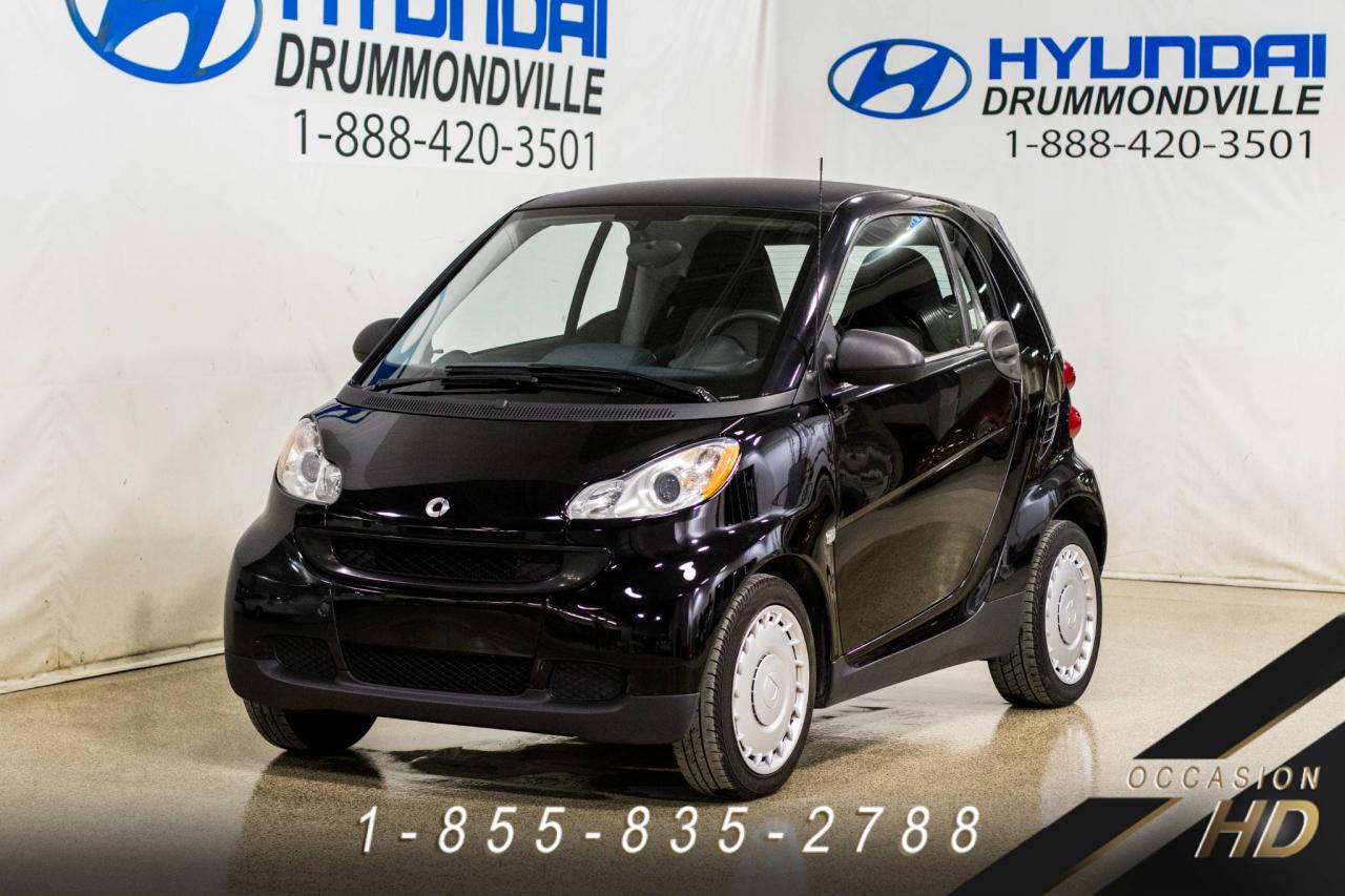 Used 2011 Smart fortwo COUPE + GR ELECTRIQUE + BEAU, BON, PAS C for sale in Drummondville, QC