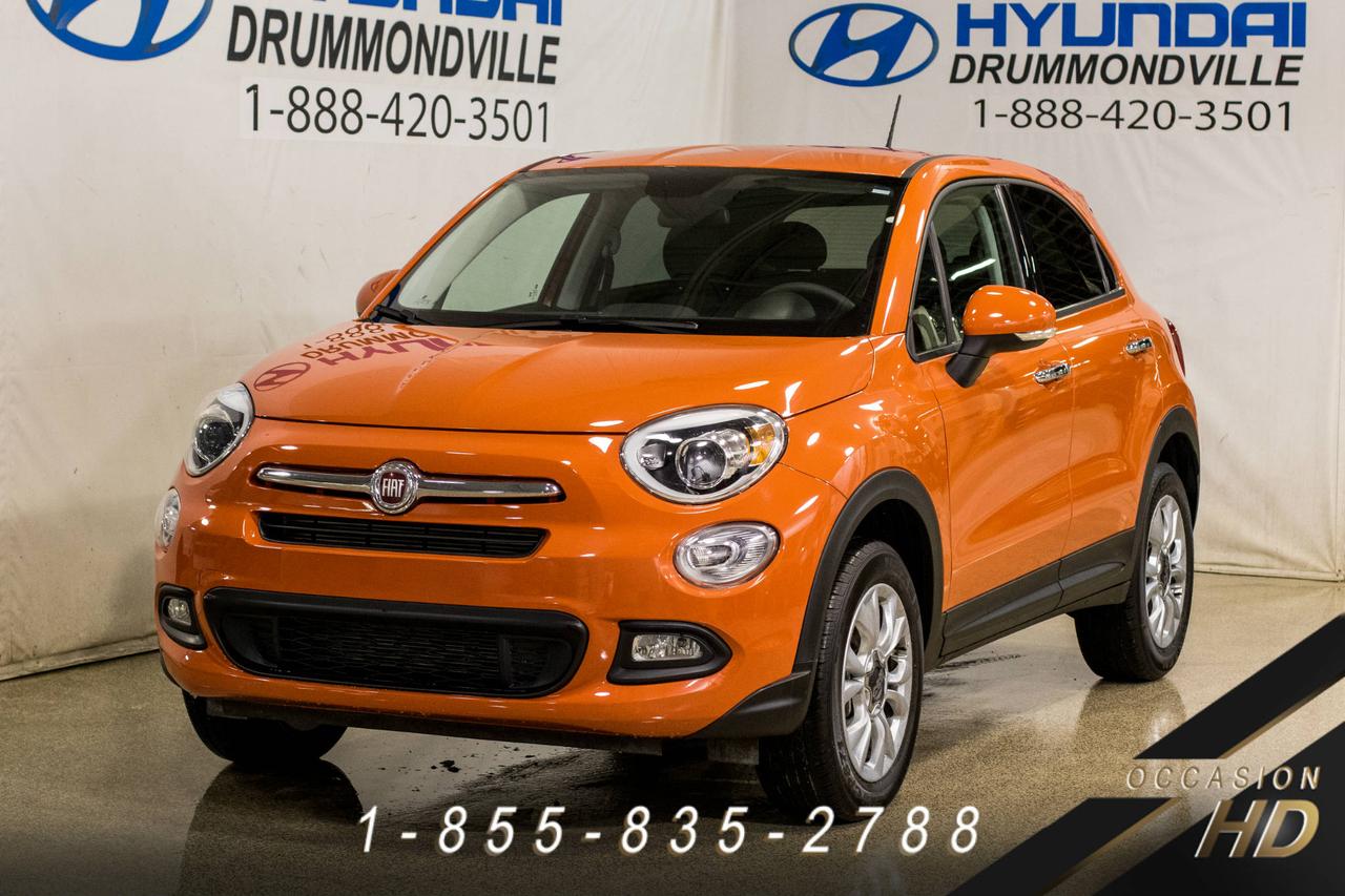 <a href=https://www.hyundaidrummondville.com/occasion/Fiat-500X-2016.html>https://www.hyundaidrummondville.com/occasion/Fiat-500X-2016.html</a>

~ 5 771 KM ~ FIAT 500X 2016 SPORT AWD ~ GARANTIE / JAMAIS ACCIDENTÉ ~ MAGS 17 POUCES, BLUETOOTH, RADIO UCONNECT 5.0, RÉGULATEUR DE VITESSE, A/C, GROUPE ÉLECTRIQUE, PHARES ANTIBROUILLARDS ET BIEN PLUS!! WOW!! CETTE FIAT 500X EST RECONNU POUR SON STYLE ITALIEN COMPLÈTEMENT UNIQUE, ASSEMBLÉE AVEC DES MATÉRIAUX DE HAUTE QUALITÉ ELLE VOUS OFFRE UN HABITACLE CONFORTABLE ET SPACIEUX, UNE FAIBLE CONSOMMATION DESSENCE SOIT 7.9/100KM SUR AUTOROUTE AINSI QUUNE EXCELLENTE MANIABILITÉ! FAITES VITE!! PASSEZ DÈS AUJOURDHUI POUR EN FAIRE LESSAI ROUTIER!!

POUR PRENDRE RENDEZ-VOUS POUR UN ESSAI ROUTIER OU POUR OBTENIR PLUS DE DÉTAILS, VOUS POUVEZ COMMUNIQUER SANS FRAIS AU : 1-888-420-3501, VIA MESSAGERIE TEXTE OU APPEL AU 819 314-6555 OU PAR COURRIEL AU USAGE@HYUNDAIDRUMMONDVILLE.CA EN TOUT TEMPS MÊME LES SOIRS ET LES FINS DE SEMAINE !!! PRIX ÉTABLI AVEC UN FINANCEMENT À TAUX RÉGULIER!

NOUS SOMMES LA CONCESSION AU CENTRE DU QUÉBEC !! 1H DE MONTRÉAL   1H DE SHERBROOKE   1H DE TROIS-RIVIÈRES   1H45 DE QUÉBEC !! LE VÉHICULE QUE VOUS RECHERCHEZ À PORTÉ DE MAIN !!

1ERE, 2E ET 3E CHANCE AU CRÉDIT!! AUCUN CAS REFUSÉ!!
FINANCEMENT ET GARANTIE DISPONIBLE SUR PLACE!!
NOUS REPRENONS TOUS VOS ÉCHANGES, MOTO - VTT - BATEAU - ROULOTTE - MOTORISÉ - AVION - QUADRIPORTEUR!!