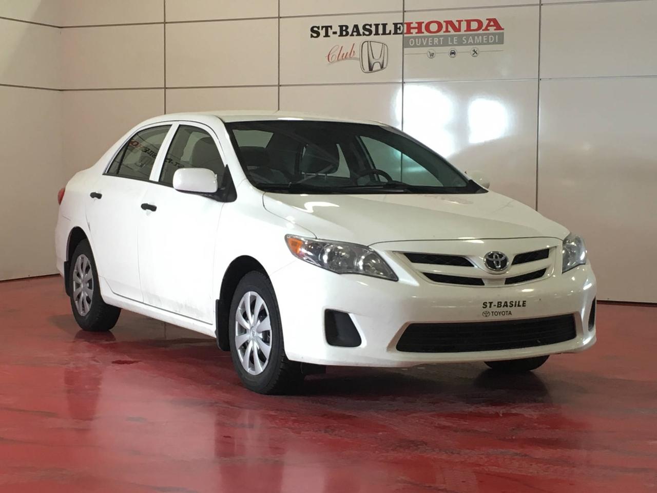 <a href=https://www.stbasilehonda.com/occasion/Toyota-Corolla-2012.html>https://www.stbasilehonda.com/occasion/Toyota-Corolla-2012.html</a>

TOYOTA COROLLA 2012 CE MANUELLE ** 78 307 KM ** JAMAIS ACCIDENTE ** AIR CLIMATISÉ, RÉGULATEUR DE VITESSE, GROUPE ÉLECTRIQUE, LECTEUR CD, RADIO AM/FM, PRISE AUX, ENJOLIVEURS DE ROUE ET BIEN PLUS!! CETTE COROLLA RECONNU POUR SA FIABILITÉ, SON CONFORT ET SON ÉCONOMIE DESSENCE EN FONT DELLE LUNE DES BERLINES LES PLUS RECHERCHÉES ET APPRÉCIÉES !! PARFAIT COMME PREMIER VÉHICULE!! PASSEZ DÈS AUJOURDHUI POUR EN FAIRE LESSAI ROUTIER!! A VOIR ABSOLUMENT, PASSEZ DÈS AUJOURDHUI POUR EN FAIRE UN ESSAI ROUTIER!!

Pour prendre un rendez-vous pour un essai routier ou obtenir plus dinformation concernant ce véhicule maintenant disponibles à la vente.

Vous pouvez communiquer sans frais au 1-855-696-2884 ou par messagerie texte ou appel au 438-490-2834 ou par courriel au occvip@stbasilehonda.com en tout temps même les soirs et fins de semaine! 

1ERE, 2E ET 3E CHANCE AU CRÉDIT DISPONIBLE! 
AUCUN CAS REFUSÉ!
TAUX DE FINANCEMENT RÉDUIT DISPONIBLE
FINANCEMENT FACILE SUR PLACE
GARANTIE SUPPLÉMENTAIRE DISPONIBLE
NOUS REPRENONS TOUT VOS ÉCHANGES, MOTO-BATEAU-ROULOTTE-MOTORISÉ

Situé sur la Rive-Sud de Montréal, St-Basile Honda est une équipe jeune et dynamique à lécoute de la clientèle.

A 15 minutes de Montréal et à 5 minutes des Promenades St-Bruno sur la route 116 cest facile nous trouver.