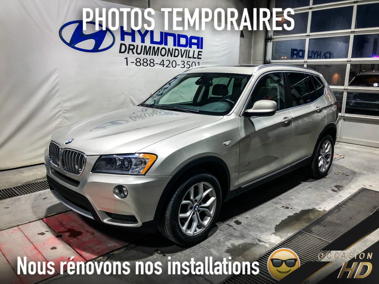 Used 2011 BMW X3 28I X-DRIVE +PRENIUM + TOIT PANO for sale in Drummondville, QC