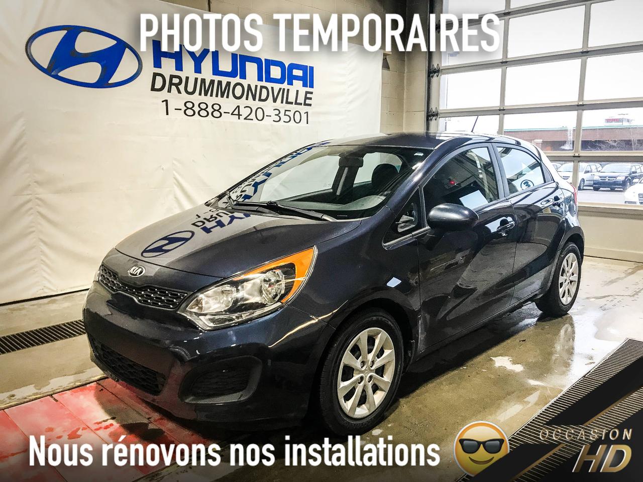 <a href=https://www.hyundaidrummondville.com/occasion/Kia-Rio-2015.html>https://www.hyundaidrummondville.com/occasion/Kia-Rio-2015.html</a>

~ 66 775 KM ~ KIA RIO EX 2015 AUTOMATIQUE ~ SIÈGES CHAUFFANTS, MODE ÉCO, BLUETOOTH, RÉGULATEUR DE VITESSE  COMMANDE AUDIO AU VOLANT ET BIEN PLUS !! CETTE PETITE VOITURE VOUS EN METTERA PLEIN LA VUE AVEC SONT MOTEUR GDI DÉVELOPPANT 138 HP TOUT EN ÉTANT UNE VOITURE TRÈS ÉCONOMIQUE !! ELLE EST RECONNU POUR SA FIABILITÉE, SONT FAIBLE COÛT DENTRETIEN, SA FAIBLE CONSOMMATION DESSENCE AINSI QUE SONT LOOK SPORT ET ÉLÉGANT !! VENEZ DÈS AUJOURDHUI POUR EN FAIRE LESSAI ROUTIER 

POUR PRENDRE RENDEZ-VOUS POUR UN ESSAI ROUTIER OU POUR OBTENIR PLUS DE DÉTAILS, VOUS POUVEZ COMMUNIQUER SANS FRAIS AU : 1-888-420-3501, VIA MESSAGERIE TEXTE OU APPEL AU 819 314-6555 OU PAR COURRIEL AU USAGE@HYUNDAIDRUMMONDVILLE.CA EN TOUT TEMPS MÊME LES SOIRS ET LES FINS DE SEMAINE !! PRIX ÉTABLI AVEC UN FINANCEMENT À TAUX RÉGULIER !!

NOUS SOMMES LA CONCESSION AU CENTRE DU QUÉBEC !! 1H DE MONTRÉAL   1H DE SHERBROOKE   1H DE TROIS-RIVIÈRES   1H45 DE QUÉBEC !! LE VÉHICULE QUE VOUS RECHERCHEZ À PORTÉ DE MAIN !!

1ERE, 2E ET 3E CHANCE AU CRÉDIT !! AUCUN CAS REFUSÉ !!
FINANCEMENT ET GARANTIE DISPONIBLE SUR PLACE !!
NOUS REPRENONS TOUS VOS ÉCHANGES, MOTO - VTT - BATEAU - ROULOTTE - MOTORISÉ - AVION   QUADRIPORTEUR !!
