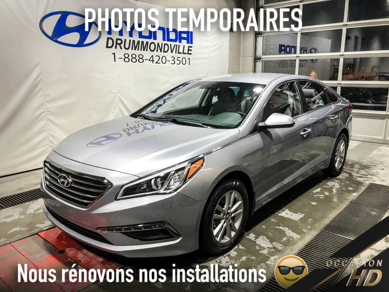Used 2015 Hyundai Sonata GL + 2.4L + CAMERA + BLUETOOTH + CRUISE for sale in Drummondville, QC