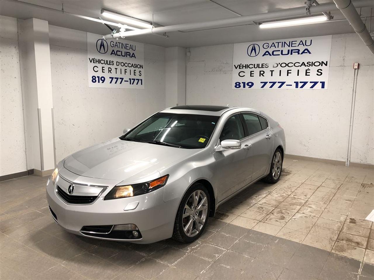<a href=https://www.gatineauacura.com/occasion/Acura-TL-2012.html>https://www.gatineauacura.com/occasion/Acura-TL-2012.html</a>

Pneus dhiver et dete. financement disponible, Traction integrale  2 sets of tires, Financing available, All wheel drive