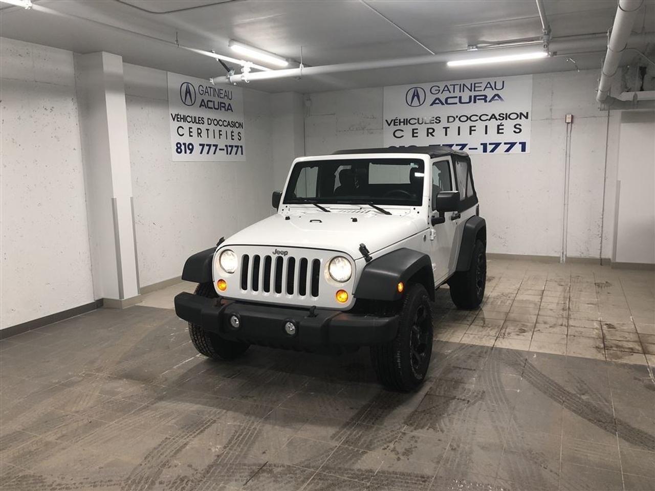 <a href=https://www.gatineauacura.com/occasion/Jeep-Wrangler-2013.html>https://www.gatineauacura.com/occasion/Jeep-Wrangler-2013.html</a>

Jeep Sport, Automatique, A/C, Roue et pneus ameliores, Aucun accident, Financement disponible    Jeep Sport, Automatic, A/C, Wheels and tires upgraded, Clean Carproof, Financing available