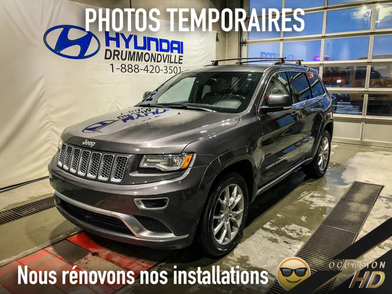 Used 2015 Jeep Grand Cherokee SUMMIT + 4X4 + ECODIESEL + 20'' + CRUISE for sale in Drummondville, QC