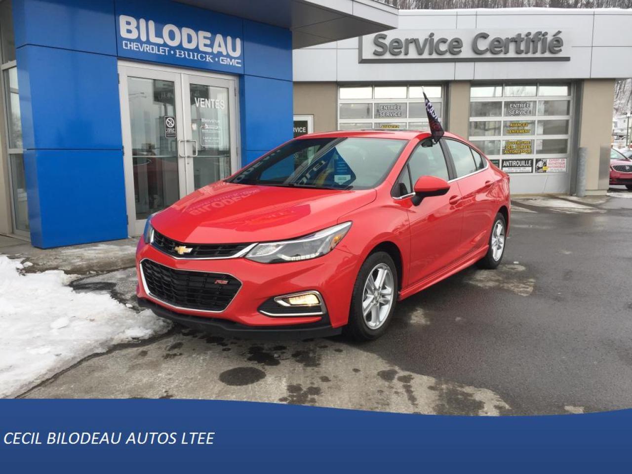 Used 2016 Chevrolet Cruze 4dr Sdn Lt Rs for sale in Ste-Anne-de-Beaupré, QC