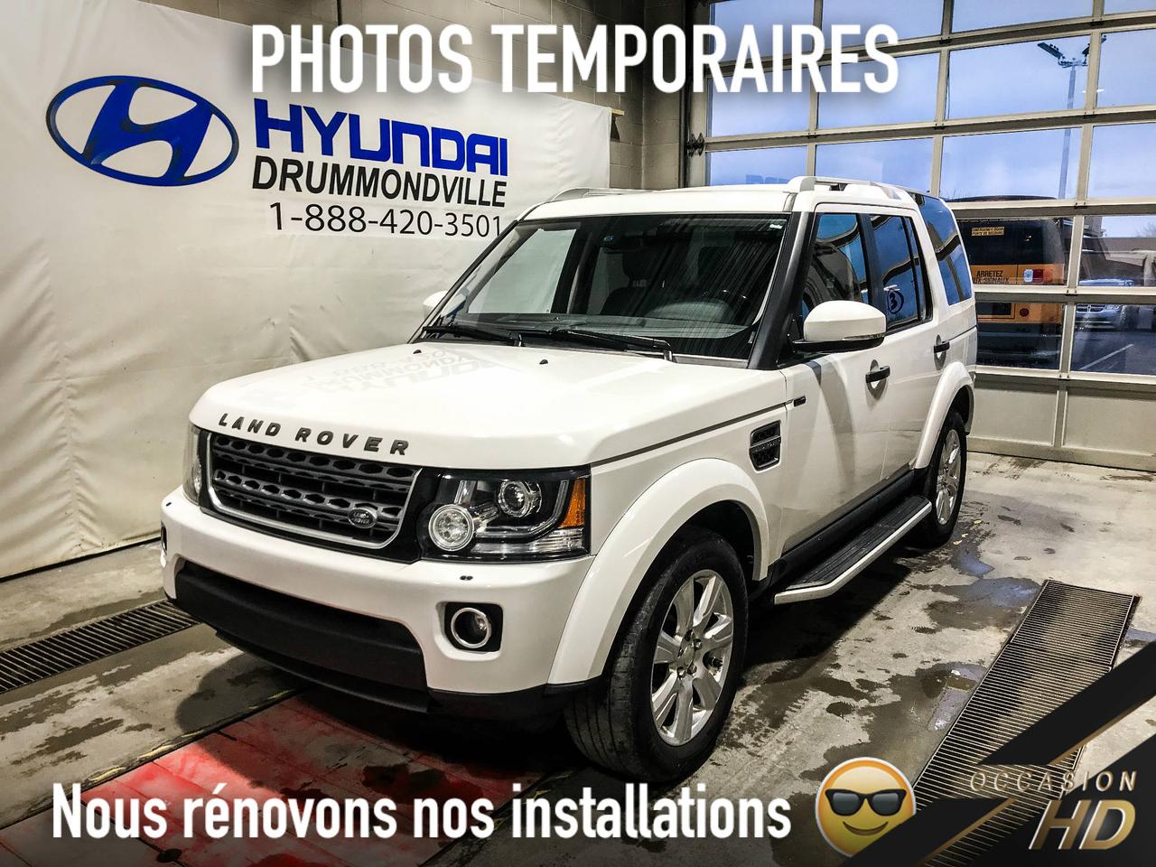 <a href=https://www.hyundaidrummondville.com/occasion/Land_Rover-LR4-2015.html>https://www.hyundaidrummondville.com/occasion/Land_Rover-LR4-2015.html</a>

** GARANTIE 2 ANS OU 40 000 KM !! ** LAND ROVER LR4 2015 HSE * SUPERBE * 7 PASSAGERS * ENSEMBLE CONFORT CLIMATS * NAVIGATION + 3 TOITS + JANTES 19 POUCES, TERRAIN-RESPONSE, SONORE DE RECUL, SIÈGES CHAUFFANTS À RÉGLAGE ÉLECTRIQUES, BLUETOOTH ET BIEN PLUS !! WOW !! CE LUXUEUX VUS POSSÈDE UN HABITACLE DE HAUTE QUALITÉ TRÈS SPACIEUX PLUS DE 2 558 LITRES DESPACE CARGO, UN STYLE UNIQUE ET PRESTIGIEUX, UN CONFORT INÉGALÉ !! DE PLUS SON MOTEUR V6 3.0L SUPERCHARGED FORT INTÉRESSANT VOUS OFFRE UNE PUISSANCE BRUTE DE 340 CHEVAUX & 332 LBS DE COUPLE PERMETTANT 7 716 LBS EN CAPACITÉ DE REMORQUAGE !! IL EN VAUT LE DÉTOUR !! PASSEZ DÈS AUJOURDHUI POUR EN FAIRE LESSAI ROUTIER !! 

POUR PRENDRE RENDEZ-VOUS POUR UN ESSAI ROUTIER OU POUR OBTENIR PLUS DE DÉTAILS, VOUS POUVEZ COMMUNIQUER SANS FRAIS AU : 1-888-420-3501, VIA MESSAGERIE TEXTE OU APPEL AU 819 314-6555 OU PAR COURRIEL AU USAGE@HYUNDAIDRUMMONDVILLE.CA EN TOUT TEMPS MÊME LES SOIRS ET LES FINS DE SEMAINE !! PRIX ÉTABLI AVEC UN FINANCEMENT À TAUX RÉGULIER !!

NOUS SOMMES LA CONCESSION AU CENTRE DU QUÉBEC !! 1H DE MONTRÉAL   1H DE SHERBROOKE   1H DE TROIS-RIVIÈRES   1H45 DE QUÉBEC !! LE VÉHICULE QUE VOUS RECHERCHEZ À PORTÉ DE MAIN !!

1ERE, 2E ET 3E CHANCE AU CRÉDIT !! AUCUN CAS REFUSÉ !!
FINANCEMENT ET GARANTIE DISPONIBLE SUR PLACE !!
NOUS REPRENONS TOUS VOS ÉCHANGES, MOTO - VTT - BATEAU - ROULOTTE - MOTORISÉ - AVION   QUADRIPORTEUR !!