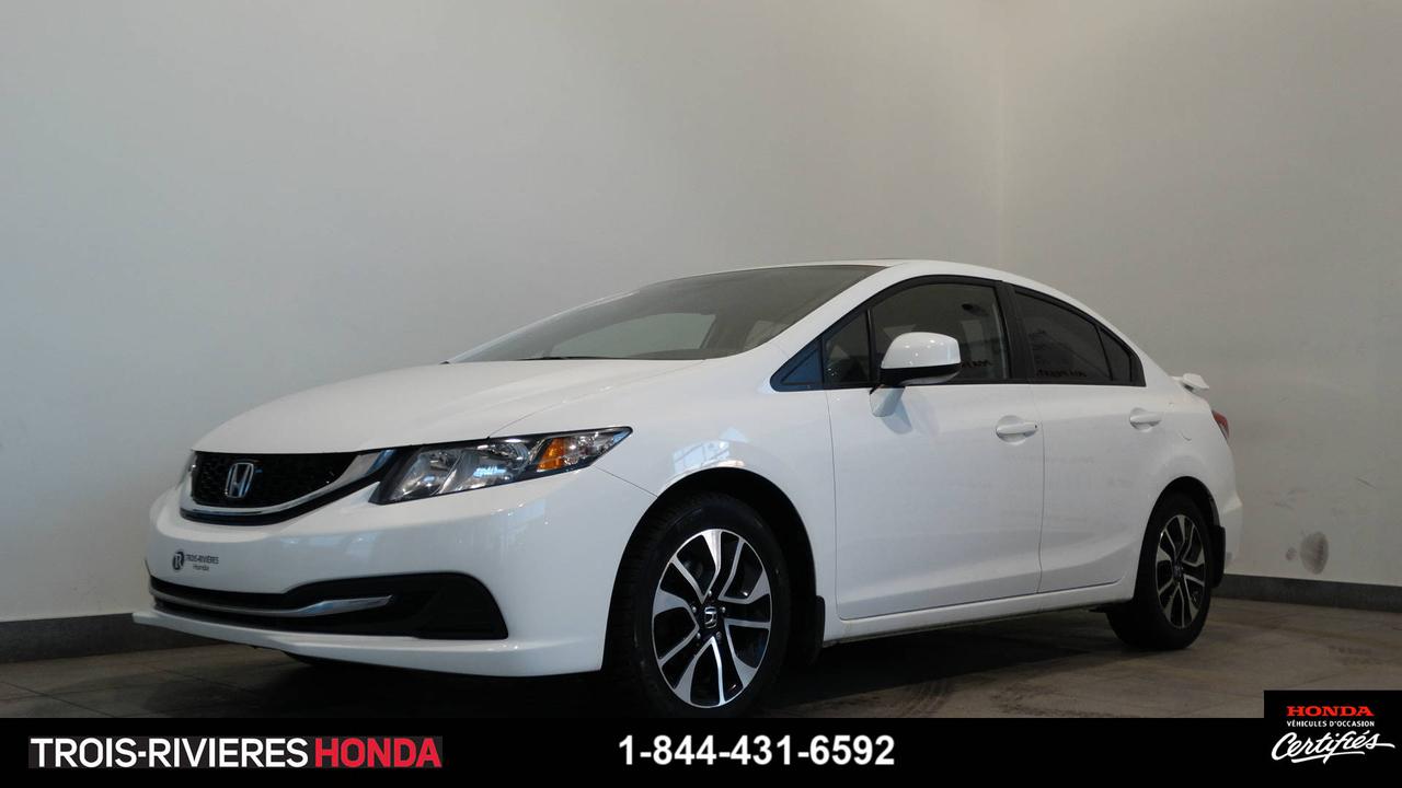 <a href=https://www.troisriviereshonda.com/occasion/Honda-Civic-2013.html>https://www.troisriviereshonda.com/occasion/Honda-Civic-2013.html</a>

** CERTIFIÉ HONDA ** BAS KILOMÉTRAGE ** Véhicule jamais accidenté et un seul propriétaire ** Très propre, bien équipé, régulateur de vitesse, air climatisé, sièges chauffants, caméra de recul, commandes audio au volant, aileron, vitres teintées, port USB, ordinateur de bord, toit ouvrant, bluetooth, jantes en alliage. Véhicule fiable et inspecté par nos experts, prêt à partir !!! Garantie prolongée disponible ainsi quéchange accepté. Lhistorique du rapport Carproof accompagne tous nos véhicules récents et bien entretenus.

Chez Trois-Rivières Honda, venez faire lessai de cette unité inspectée. Première, deuxième et troisième chance au crédit disponible. 

Vous pouvez également profiter du programme Certifié Honda, qui est admissible aux véhicules Honda 2013-2014-2015-2016-2017 doccasion. La garantie de 7 ans/160 000 km (Fit et Civic) ou 6 ans/120 000 km (autres modèles Honda) et les taux de financement avantageux à partir de 2.99% sont disponibles selon le modèle sélectionné. Contactez un conseiller doccasion ou faites une demande de crédit en ligne au www.troisriviereshonda.com

Linspection certifiée comprend les freins, les pneus, la suspension, les roues, les mags, les filtres, les huiles, les liquides, les entretiens recommandés et lhistorique Carproof.

Exclusivités
Garantie de bon fonctionnement incluse sur tous nos véhicules.  Nous payons le maximum pour votre véhicule déchange + TPS & TVQ.  Évaluation gratuite effectuée par nos spécialistes. 
Plus de 300 véhicules de toutes marques en inventaire. Le plus grand choix de véhicules neufs et doccasion à Trois-Rivières.