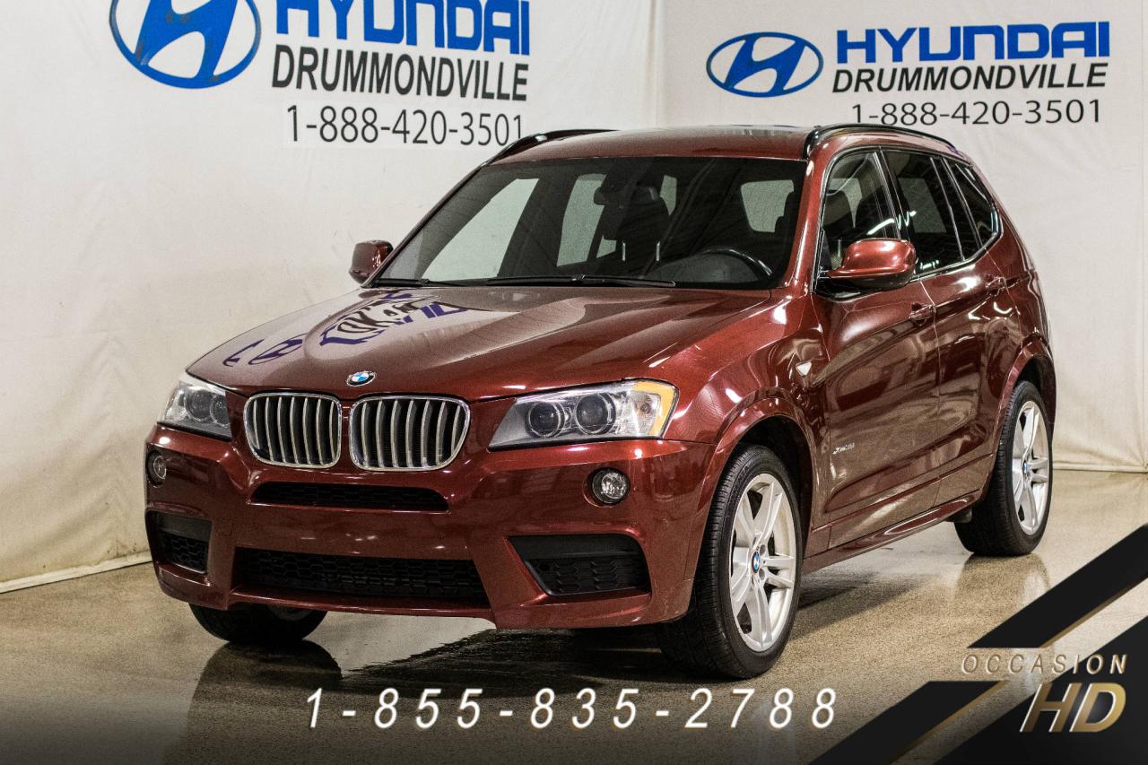 Used 2013 BMW X3 35I + SPORT PACK + 19'' + NAVI + CAMERA for sale in Drummondville, QC
