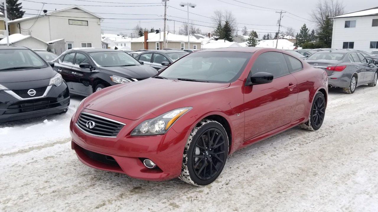 <a href=https://www.poiriernissan.com/occasion/Infiniti-Q60-2015.html>https://www.poiriernissan.com/occasion/Infiniti-Q60-2015.html</a>

Infiniti Q60 S ***SUPERBE COUP?*** 2015Régulateur de vitesse, Toit ouvrant, Essuie-glaces intermittents, Anti-démarreur, Freins ABS, Contrôle de stabilité, Coussins gonflables latéraux, Lecteur CD, Lecteur MP3, Intérieur en cuir, Siège mémoire, Volant ajustable, Moonroof, Tapis protecteurs, Caméra de recul, Volant gainé de cuir, Phares automatiques, Rétroviseur électrique, Direction assistée, Rétroviseurs chauffants, Siège à réglage électrique, Coussins gonflables arrière pour la tête, Siège conducteur - soutien lombaire, Démarrage sans clé, Freins à disque, Sièges chauffants - Avant, Antipatinage, Phares antibrouillards, Système de surveillance de la pression des pneus, Sièges baquets, Technologie Bluetooth intégrée, Rétroviseur à atténuation automatique, Aluminium, Climatisation