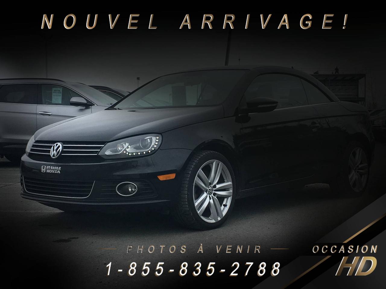 <a href=https://www.hyundaidrummondville.com/occasion/Volkswagen-EOS-2014.html>https://www.hyundaidrummondville.com/occasion/Volkswagen-EOS-2014.html</a>

HIGHLINE 2.0 TSI ~ EXCELLENTE CONDITION / TOUT ÉQUIPÉ ~ NAVIGATION, SYSTÈME DE SON DYNAUDIO, CUIR, TOIT OUVRANT, SIÈGES CHAUFFANTS, JANTES 18 POUCES, BLUETOOTH, SONORE DE RECUL ET BIEN PLUS !! WOW !! CETTE ALLEMANDE ELLE EST PROPULSÉE PAR UN MOTEUR 2.0 TURBO DÉVELOPPANT 200 HP TOUT EN ÉTANT ÉCONOMIQUE SOIT 6.7L / 100KM SUR AUTOROUTE!  ELLE EST RECONNUE POUR SA CONDUITE DYNAMIQUE, SON SYSTÈME CONVERTIBLE AVEC TOIT OUVRANT INTÉGRER , SUPER ABORDABLE ET TRÈS CONVOITÉE EN PLUS DÊTRE FIABLE! VOUS NE POURREZ VOUS EN PASSÉS !! PASSEZ DÈS AUJOURDHUI POUR EN FAIRE LESSAI ROUTIER !!

POUR PRENDRE RENDEZ-VOUS POUR UN ESSAI ROUTIER OU POUR OBTENIR PLUS DE DÉTAILS, VOUS POUVEZ COMMUNIQUER SANS FRAIS AU : 1-888-420-3501, VIA MESSAGERIE TEXTE OU APPEL AU 819 314-6555 OU PAR COURRIEL AU USAGE@HYUNDAIDRUMMONDVILLE.CA EN TOUT TEMPS MÊME LES SOIRS ET LES FINS DE SEMAINE !! PRIX ÉTABLI AVEC UN FINANCEMENT À TAUX RÉGULIER !!

NOUS SOMMES LA CONCESSION AU CENTRE DU QUÉBEC !! 1H DE MONTRÉAL  1H DE SHERBROOKE  1H DE TROIS-RIVIÈRES 1H45 DE QUÉBEC !! LE VÉHICULE QUE VOUS RECHERCHEZ À PORTÉ DE MAIN !!

1ERE, 2E ET 3E CHANCE AU CRÉDIT !! AUCUN CAS REFUSÉ !!
FINANCEMENT ET GARANTIE DISPONIBLE SUR PLACE !!
NOUS REPRENONS TOUS VOS ÉCHANGES, MOTO - VTT - BATEAU - ROULOTTE - MOTORISÉ - AVION QUADRIPORTEUR !!