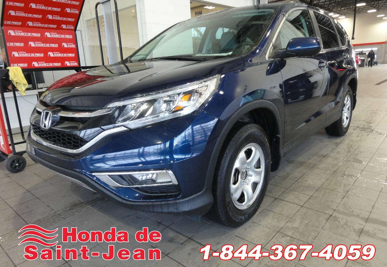 <a href=https://www.hondasj.ca/occasion/Honda-CRV-2015.html>https://www.hondasj.ca/occasion/Honda-CRV-2015.html</a>

Voici un CR-V EX 2015 impeccable, toujours bien entretenu, non-fumeur, avec balance de garantie du manufacturier en vigueur (5 ans/100000km)!! Inspection mécanique et esthétique effectuée par nos experts Honda. Ce modèle inclus beaucoup doptions, telles que: Toit ouvrant en verre,Caméra de recul, Phares antibrouillards, Technologie Bluetooth intégrée, Démarrage sans clé, Lecteur MP3m, Siège électrique, Commandes audio au volant, Climatisation deux zones, Démarreur à distance ( une valeur de 500$).... et beaucoup plus!! Venez faire un essai routier cette semaine!