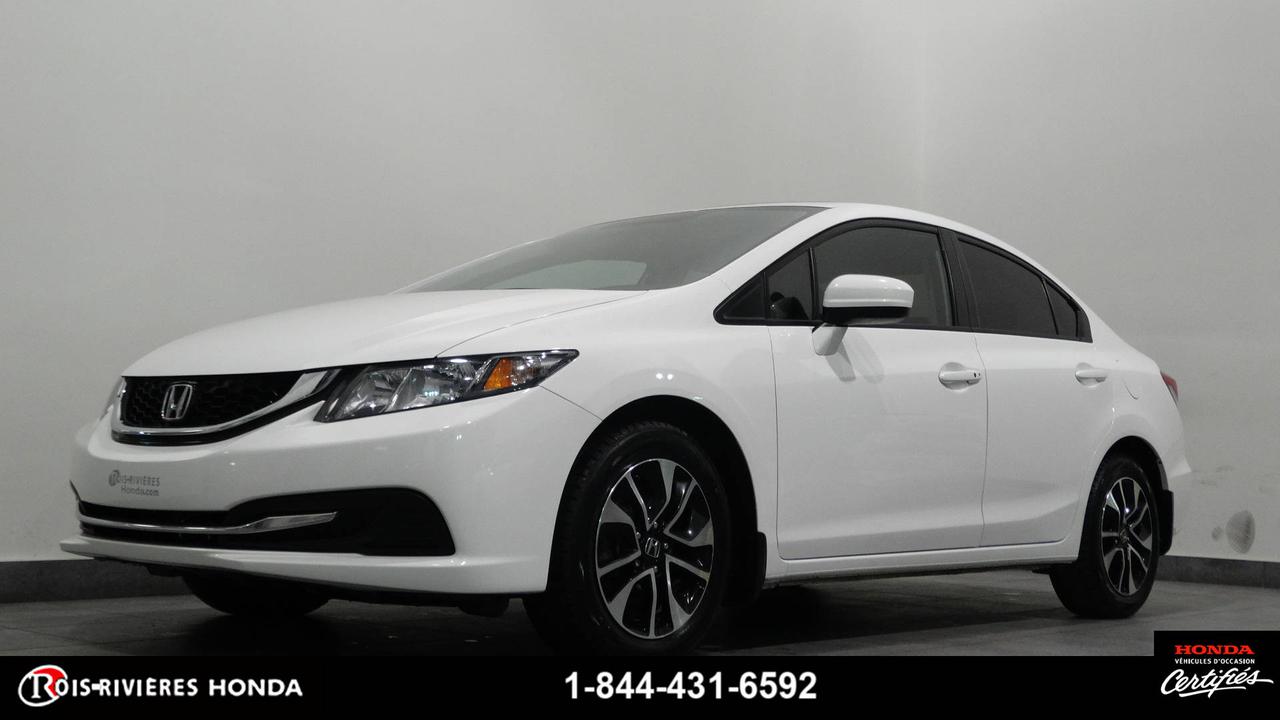 <a href=https://www.troisriviereshonda.com/occasion/Honda-Civic-2014.html>https://www.troisriviereshonda.com/occasion/Honda-Civic-2014.html</a>

** CERTIFIÉ HONDA ** Très propre, bien équipé, bluetooth, régulateur de vitesse, air climatisé, sièges chauffants, caméra de recul, démarrage sans clé, miroirs électriques et chauffants, port USB, commandes audio au volant, système HomeLink, vitres teintées, toit ouvrant, jantes en alliage. Véhicule jamais accidenté et un seul propriétaire !!! Véhicule fiable et inspecté par nos experts, prêt à partir !!! Garantie prolongée disponible ainsi quéchange accepté. Lhistorique du rapport Carproof accompagne tous nos véhicules récents et bien entretenus.

Chez Trois-Rivières Honda, venez faire lessai de cette unité inspectée. Première, deuxième et troisième chance au crédit disponible. 

Vous pouvez également profiter du programme Certifié Honda, qui est admissible aux véhicules Honda 2013-2014-2015-2016-2017 doccasion. La garantie de 7 ans/160 000 km (Fit et Civic) ou 6 ans/120 000 km (autres modèles Honda) et les taux de financement avantageux à partir de 2.99% sont disponibles selon le modèle sélectionné. Contactez un conseiller doccasion ou faites une demande de crédit en ligne au www.troisriviereshonda.com

Linspection certifiée comprend les freins, les pneus, la suspension, les roues, les mags, les filtres, les huiles, les liquides, les entretiens recommandés et lhistorique Carproof.

Exclusivités
Garantie de bon fonctionnement incluse sur tous nos véhicules.  Nous payons le maximum pour votre véhicule déchange + TPS & TVQ.  Évaluation gratuite effectuée par nos spécialistes. 
Plus de 300 véhicules de toutes marques en inventaire. Le plus grand choix de véhicules neufs et doccasion à Trois-Rivières.