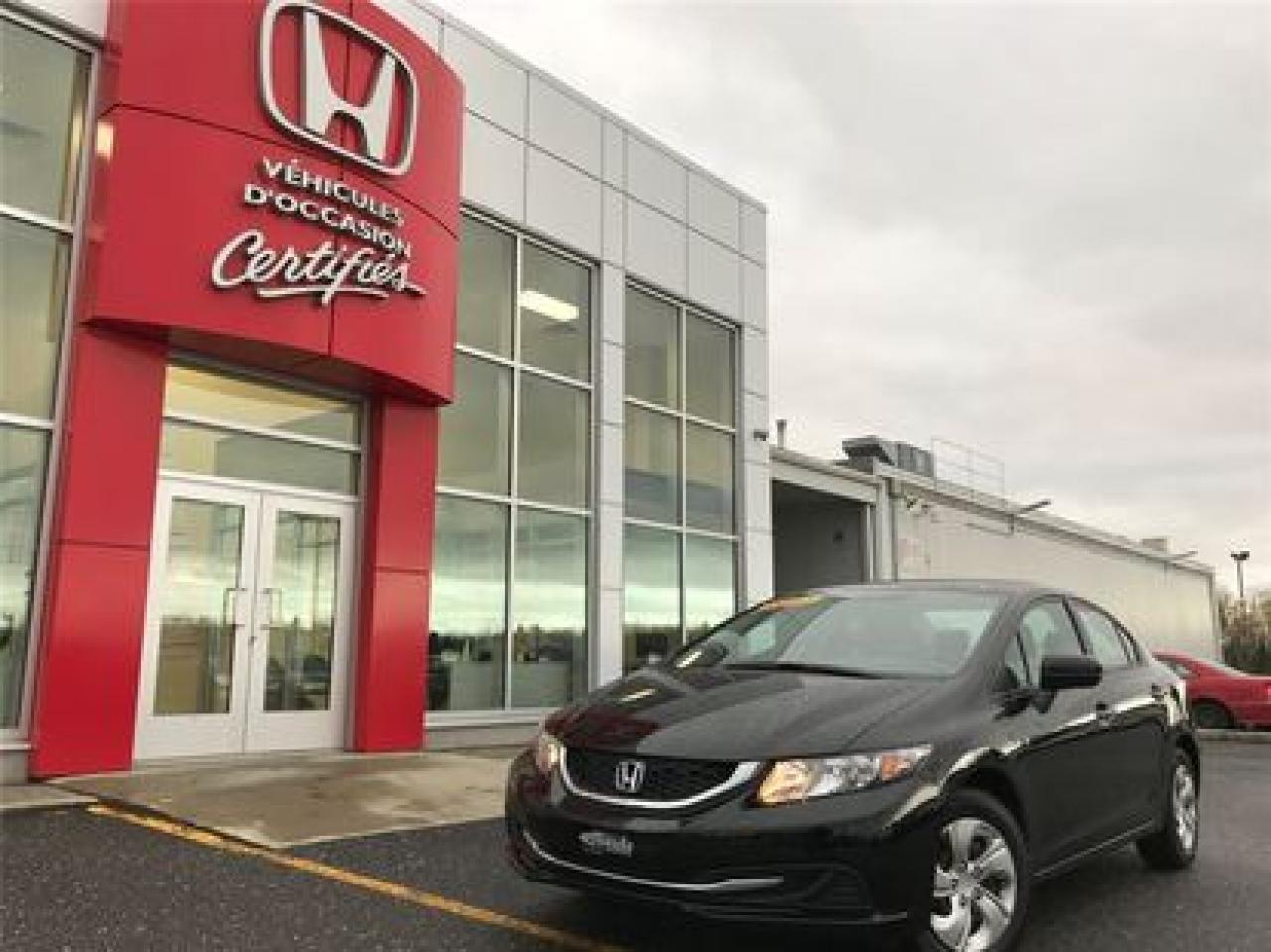 Used 2015 Honda Civic Sedan Lx for sale in Victoriaville, QC