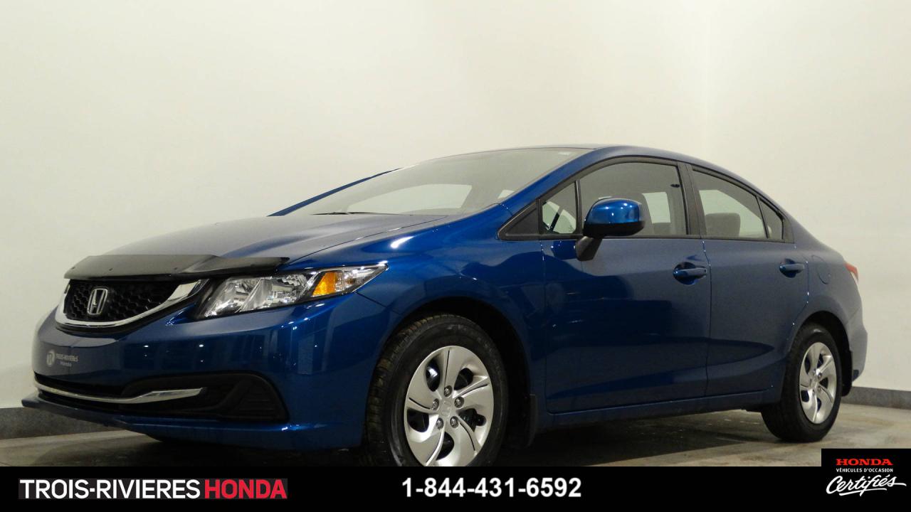 Used 2013 Honda Civic LX bluetooth bas kilométrage for sale in Trois-Rivières, QC