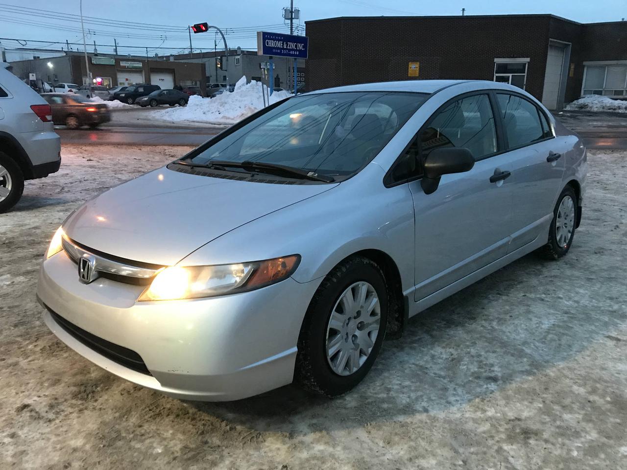 <a href=https://www.autoaubaine.com/Honda-Civic-c7018981.html>https://www.autoaubaine.com/Honda-Civic-c7018981.html</a>

HONDA CIVIC DX-G 2007

**4 CYL 1.8 L**AUTOMATIQUE**91 210 km

Options du véhicule : 

AIR CLIMATISÉE FROIDE
VITRES ÉLECTRIQUES 
PORTES ÉLECTRIQUES
MIROIR ÉLECTRIQUES
REGULATEUR DE VITESSE
LECTEUR CD/MP3/AUXILIAIRE
Direction assistée 
Volant inclinable 
Dégivreur arrière 
Sièges baquets 
Coussin gonflable : conducteur 
Coussin gonflable : passager


***INSPECTION MÉCANIQUE EFFECTUÉ***RIEN A FAIRE***

***COMPRESSEUR AIR CLIMATISÉE***
***SERPENTINE NEUVE***
***LINK KIT AVANT ET ARRIERE NEUF***
***CHANGEMENT DHUILE***

***CARROSSERIE TRES PROPE PAS DE ROUILLE*** 

***$5678.90***GARANTIE 1 AN  GROUPE MOTOPROPULSEUR***

***INTERAC VISA ET MASTERCARD ACCEPTÉES*** 

***FINANCEMENT MAISON DISPONIBLE 99.5% APPROUVER AVEC 500$ DE DEPOT*** 

***INFOS TELEPHONIQUE:1-877-544-6595 DE 10H00 A 22h00 7/7***