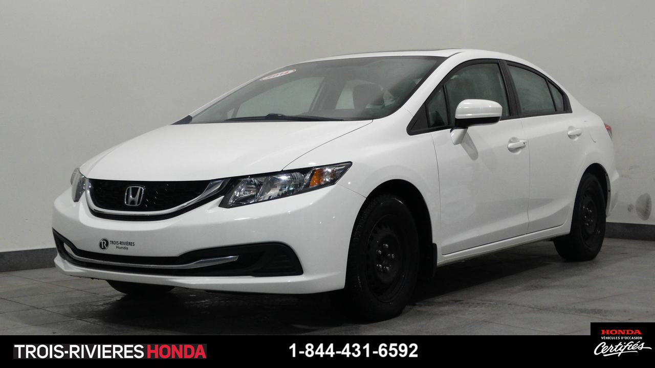 <a href=https://www.troisriviereshonda.com/occasion/Honda-Civic-2014.html>https://www.troisriviereshonda.com/occasion/Honda-Civic-2014.html</a>

** CERTIFIÉ HONDA ** Garantie global 5 ans / 120 000 km ou jusquau 2019/09/17 ** Très propre, bien équipé, bas kilométrage, régulateur de vitesse, air climatisé, sièges chauffants, toit ouvrant, caméra de recul, démarrage sans clé, miroirs électriques et chauffants, port USB, bluetooth, commandes audio au volant. Véhicule jamais accidenté !!! Véhicule fiable et inspecté par nos experts, prêt à partir !!! Garantie prolongée disponible ainsi quéchange accepté. Lhistorique du rapport Carproof accompagne tous nos véhicules récents et bien entretenus.

Chez Trois-Rivières Honda, venez faire lessai de cette unité inspectée. Première, deuxième et troisième chance au crédit disponible. 

Vous pouvez également profiter du programme Certifié Honda, qui est admissible aux véhicules Honda 2013-2014-2015-2016-2017 doccasion. La garantie de 7 ans/160 000 km (Fit et Civic) ou 6 ans/120 000 km (autres modèles Honda) et les taux de financement avantageux à partir de 2.99% sont disponibles selon le modèle sélectionné. Contactez un conseiller doccasion ou faites une demande de crédit en ligne au www.troisriviereshonda.com

Linspection certifiée comprend les freins, les pneus, la suspension, les roues, les mags, les filtres, les huiles, les liquides, les entretiens recommandés et lhistorique Carproof.

Exclusivités
Garantie de bon fonctionnement incluse sur tous nos véhicules.  Nous payons le maximum pour votre véhicule déchange + TPS & TVQ.  Évaluation gratuite effectuée par nos spécialistes. 
Plus de 300 véhicules de toutes marques en inventaire. Le plus grand choix de véhicules neufs et doccasion à Trois-Rivières.