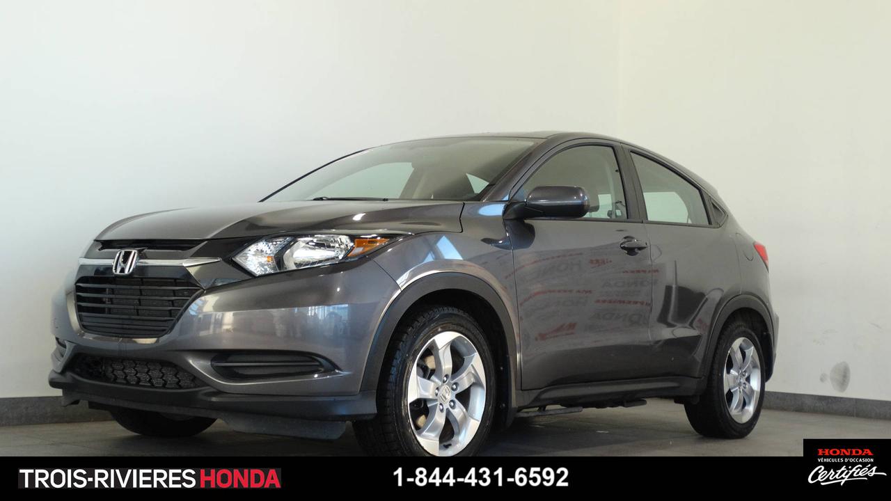 <a href=https://www.troisriviereshonda.com/occasion/Honda-HRV-2016.html>https://www.troisriviereshonda.com/occasion/Honda-HRV-2016.html</a>

** CERTIFIÉ HONDA ** ASSISTANCE ROUTIÈRE ** Très propre, bien équipé, régulateur de vitesse, air climatisé, sièges chauffants, caméra de recul, miroirs électriques et chauffants, port USB, bluetooth, commandes audio au volant. Véhicule jamais accidenté et un seul propriétaire !!! Véhicule fiable et inspecté par nos experts, prêt à partir !!! Garantie prolongée disponible ainsi quéchange accepté. Lhistorique du rapport Carproof accompagne tous nos véhicules récents et bien entretenus.

Chez Trois-Rivières Honda, venez faire lessai de cette unité inspectée. Première, deuxième et troisième chance au crédit disponible. 

Vous pouvez également profiter du programme Certifié Honda, qui est admissible aux véhicules Honda 2013-2014-2015-2016-2017 doccasion. La garantie de 7 ans/160 000 km (Fit et Civic) ou 6 ans/120 000 km (autres modèles Honda) et les taux de financement avantageux à partir de 2.99% sont disponibles selon le modèle sélectionné. Contactez un conseiller doccasion ou faites une demande de crédit en ligne au www.troisriviereshonda.com

Linspection certifiée comprend les freins, les pneus, la suspension, les roues, les mags, les filtres, les huiles, les liquides, les entretiens recommandés et lhistorique Carproof.

Exclusivités
Garantie de bon fonctionnement incluse sur tous nos véhicules.  Nous payons le maximum pour votre véhicule déchange + TPS & TVQ.  Évaluation gratuite effectuée par nos spécialistes. 
Plus de 300 véhicules de toutes marques en inventaire. Le plus grand choix de véhicules neufs et doccasion à Trois-Rivières.