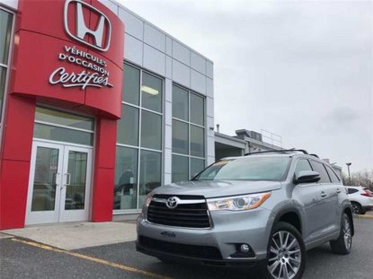 Used 2015 Toyota Highlander Xle Awd + Gps for sale in Victoriaville, QC