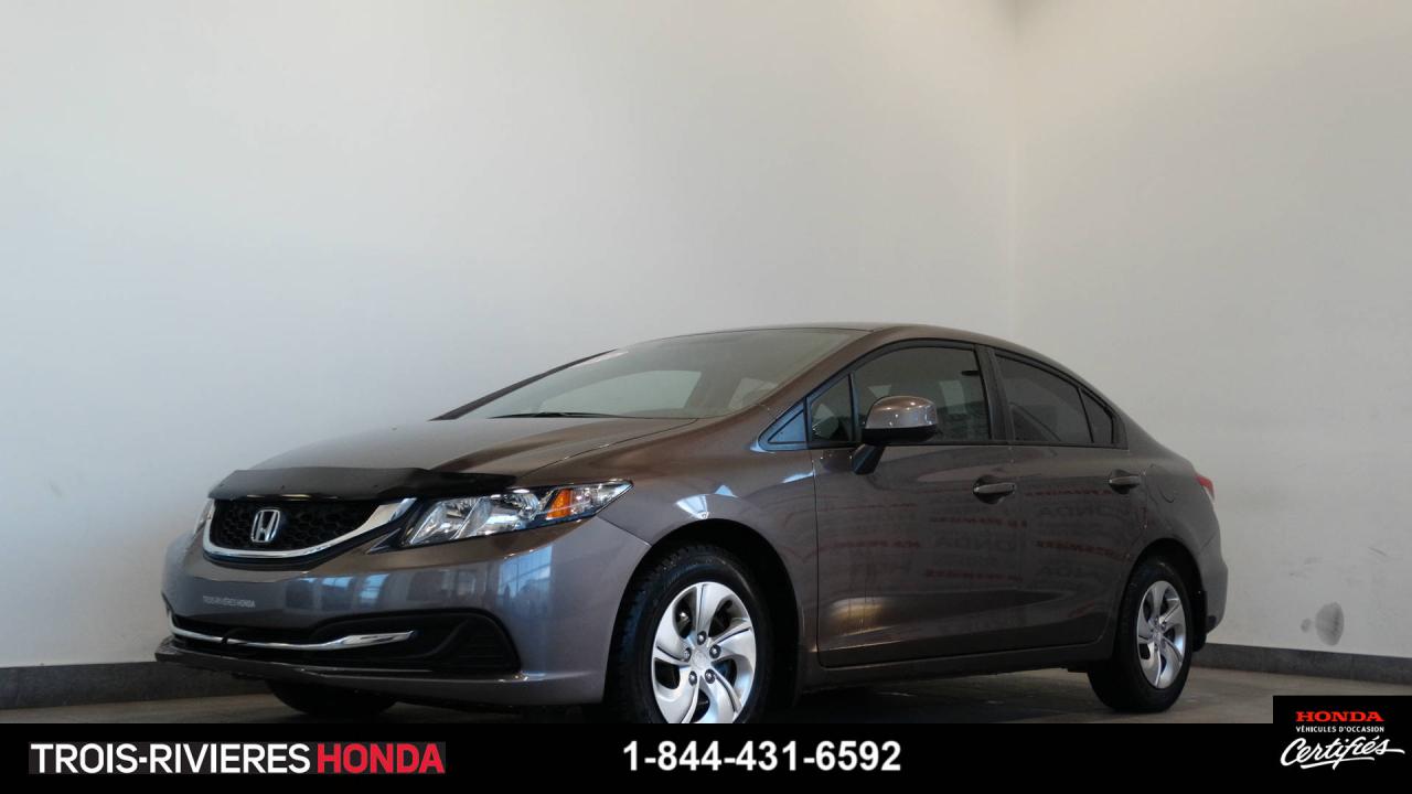 Used 2013 Honda Civic LX bluetooth bas kilométrage for sale in Trois-Rivières, QC