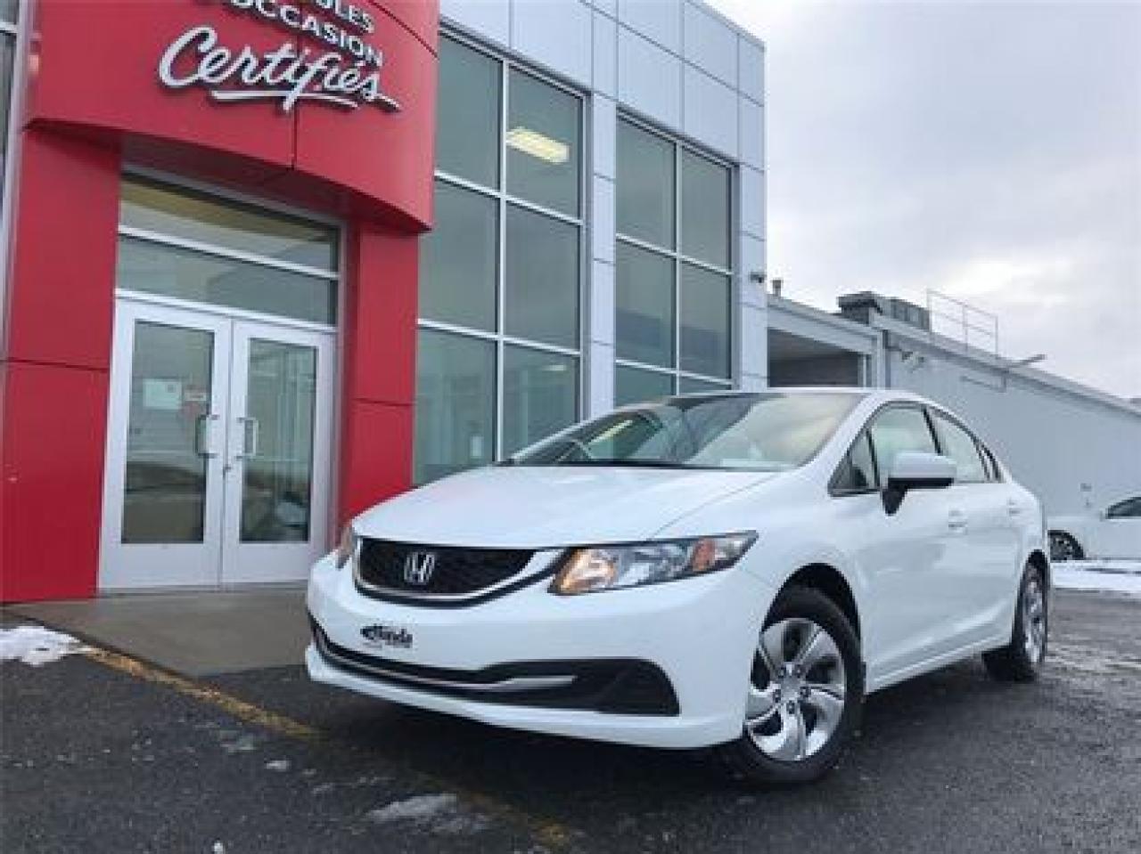 Used 2014 Honda Civic LX for sale in Victoriaville, QC