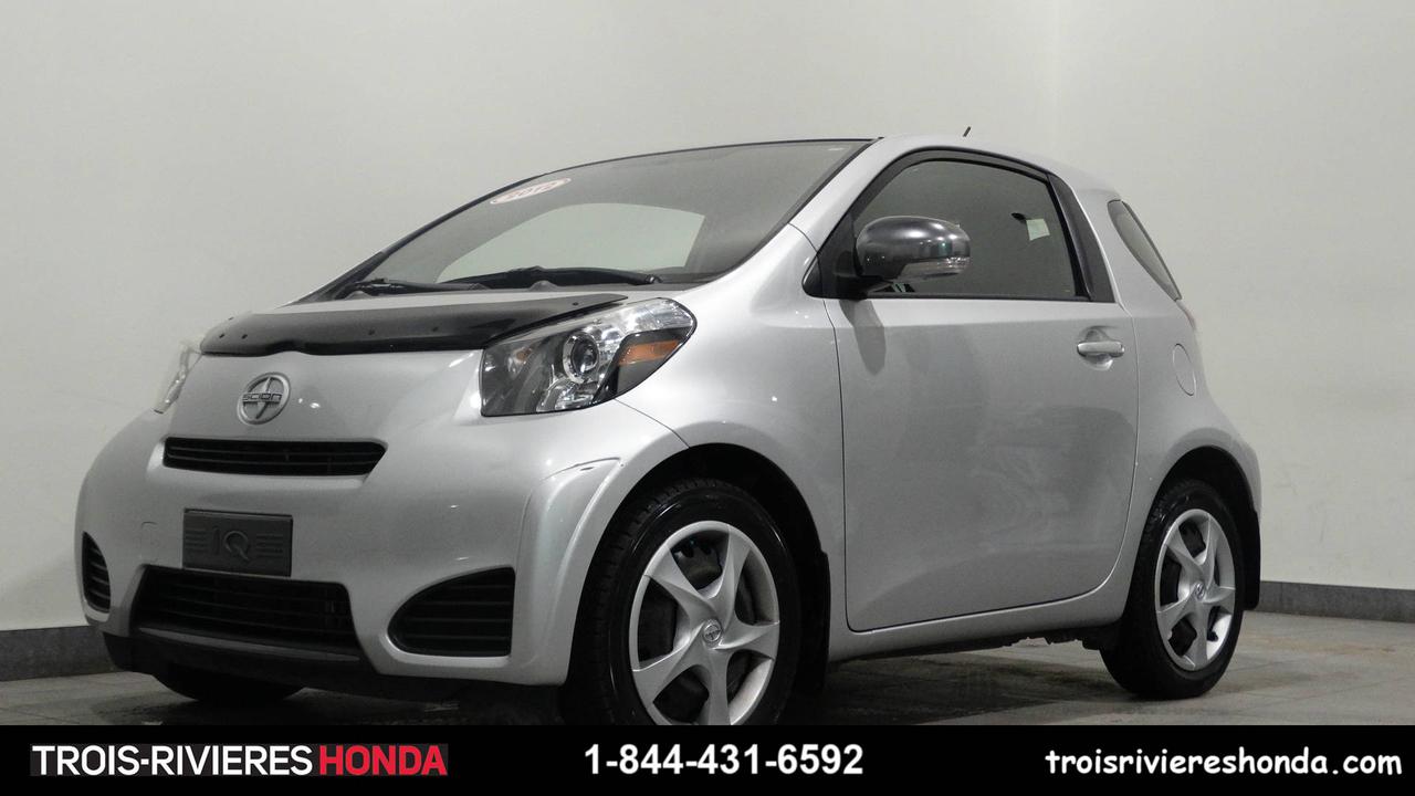 <a href=https://www.troisriviereshonda.com/occasion/Scion-IQ-2012.html>https://www.troisriviereshonda.com/occasion/Scion-IQ-2012.html</a>

** BAS KILOMÉTRAGE ** JAMAIS ACCIDENTÉ ** Très propre, régulateur de vitesse, lecteur CD, miroirs électriques, port USB, vitres électriques, commandes audio au volant, enjoliveurs de roues,  air climatisé, bluetooth. Véhicule fiable et inspecté par nos experts, prêt à partir !!! Garantie prolongée disponible ainsi quéchange accepté. Lhistorique du rapport Carproof accompagne tous nos véhicules récents et bien entretenus.

Chez Trois-Rivières Honda, venez faire lessai de cette unité inspectée. Première, deuxième et troisième chance au crédit disponible. 

Contactez un conseiller doccasion ou faites une demande de crédit en ligne au www.troisriviereshonda.com

Exclusivités
Garantie de bon fonctionnement incluse sur tous nos véhicules.  Nous payons le maximum pour votre véhicule déchange + TPS & TVQ.  Évaluation gratuite effectuée par nos spécialistes. 
Plus de 300 véhicules de toutes marques en inventaire. Le plus grand choix de véhicules neufs et doccasion à Trois-Rivières.