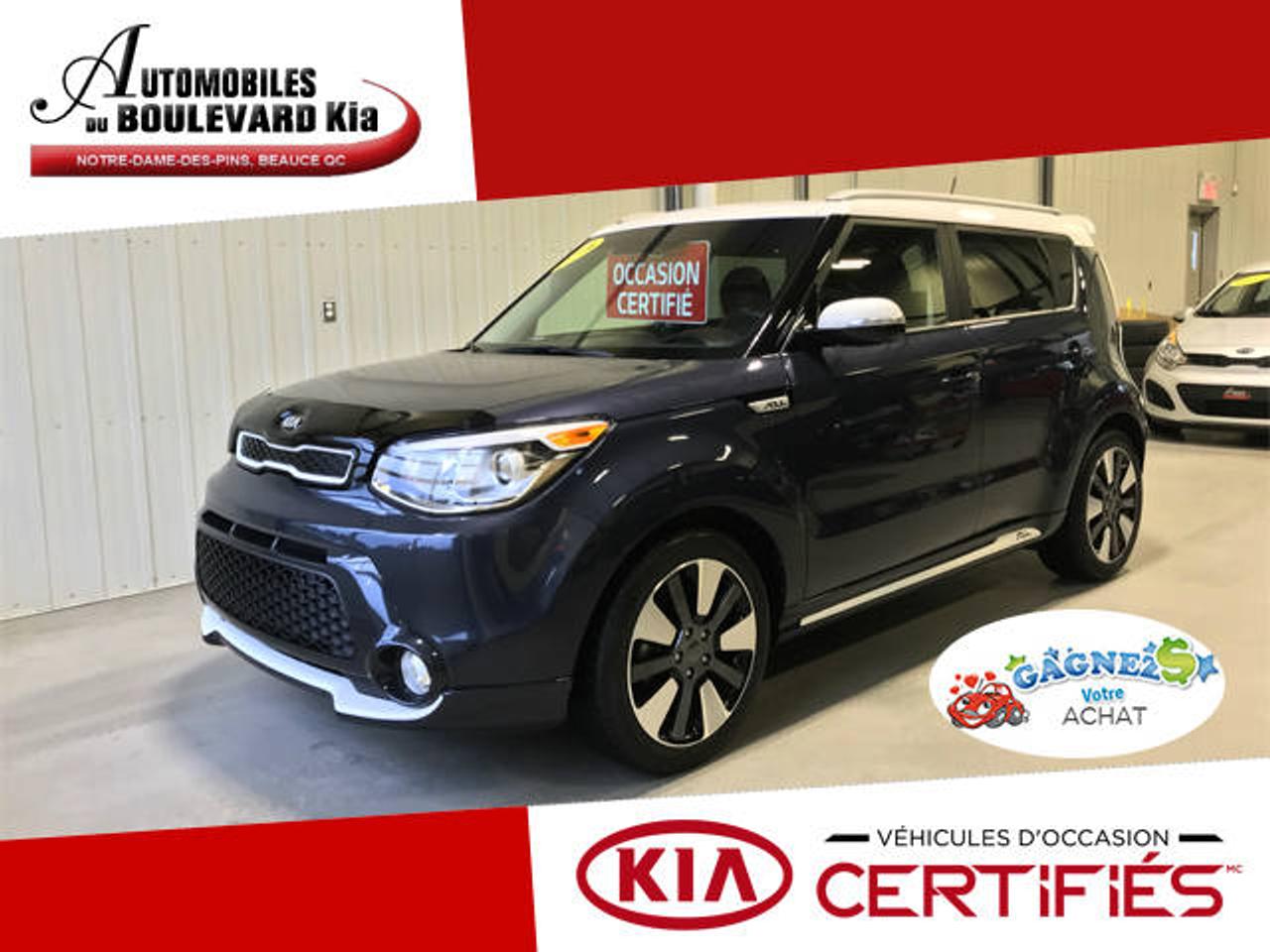 <a href=https://www.autoblvd.ca/occasion/Kia-Soul-2014.html>https://www.autoblvd.ca/occasion/Kia-Soul-2014.html</a>

SOUL SX 16000Km * SEPCIAL EDITION Two-Tone * Kit Carrosserie + Mags 18+ Aileron Origine Automatique(6rapports) Beaucoup équipement Sièges en cuir et chauffants, Volant Chauffant,  Bouton poussoir avec clé intelligente, Systeme info-divertissement UVO avec caméra recul, Air climatisée Thermostatique, Moteur 2.0L GDI Injection Direct de 164Hp ... Garantie KIA 5ans ou 100 000KM jusquau 26 Septembre 2019 * Une seule propriétaire modèle rare et recherché! *  

Nous offrons le meilleur prix pour votre véhicule déchange, évaluez le gratuitement avec un de nos conseiller. 

Chez Automobiles du Boulevard KIA on en fait « TOUJOURS PLUS »  financement 100% approuvé meilleur taux garanti
