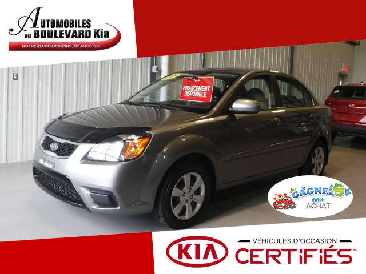 Used 2010 Kia Rio EX COMM AIR SIEGES CHAUFF 53 000KM WOW for sale in Notre-Dame-des-Pins, QC