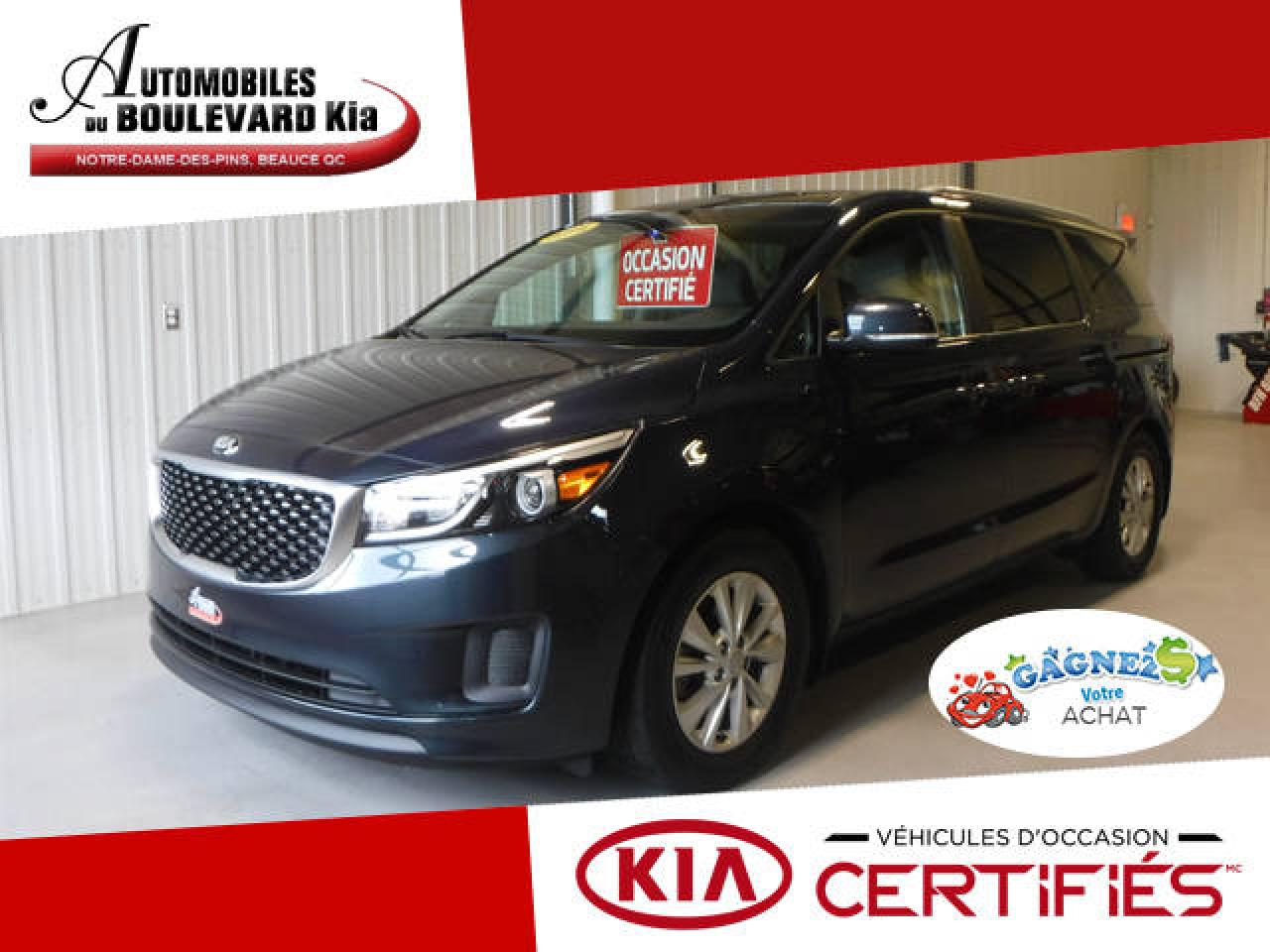 Used 2016 Kia Sedona LX+ 8 PASSAGERS SIEGES CHAUFF for sale in Notre-Dame-des-Pins, QC