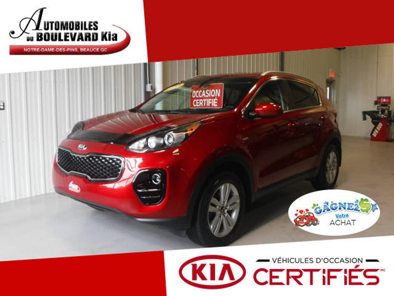 <a href=https://www.autoblvd.ca/occasion/Kia-Sportage-2017.html>https://www.autoblvd.ca/occasion/Kia-Sportage-2017.html</a>

KIA Sportage LX AWD unouveaux modèle 2017 très bien équipé avec Sièges Chauffants , Air Climatisée, Radio UVO avec Caméra Recul, Regulateur de vitesses, Moteur 2.4L GDI ( Injection Direct ) Traction Intégrale , Garantie KIA 5 ans ou 100 000KM jusquau 21 Decembre 2021 ** Demarreur inclus + Deflecteur ** 

Nous offrons le meilleur prix pour votre véhicule déchange, évaluez le gratuitement avec un de nos conseiller. 

Chez Automobiles du Boulevard KIA on en fait « TOUJOURS PLUS »  financement 100% approuvé meilleur taux garanti