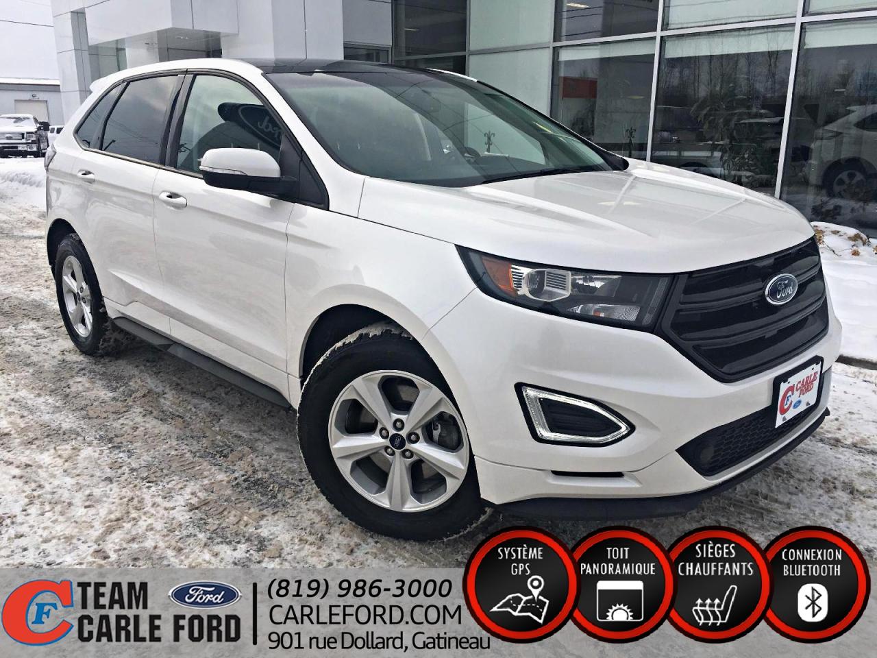 Used 2015 Ford Edge Ford Edge Sport 2015 AWD, Toit pano, nav for sale in Gatineau, QC