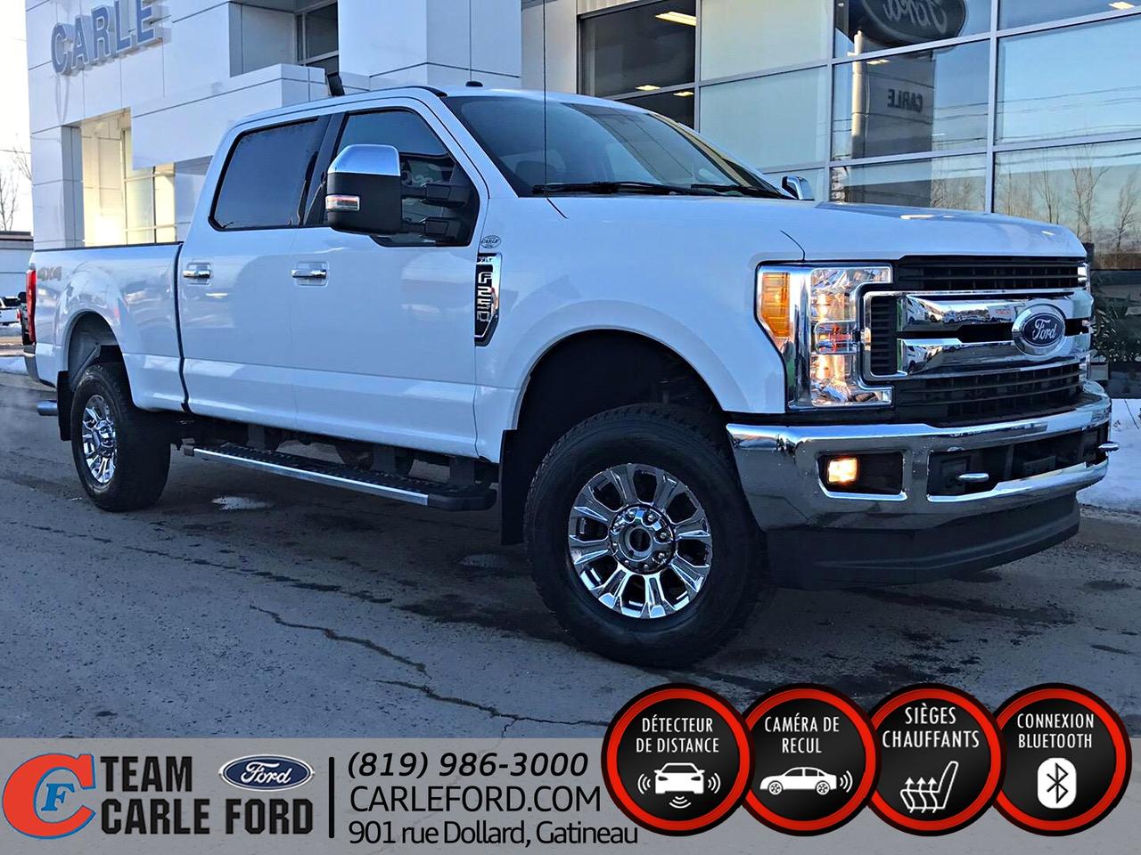 <a href=https://www.carleford.com/occasion/Ford-F250-2017.html>https://www.carleford.com/occasion/Ford-F250-2017.html</a>

Air climatisé, vitres électriques, portes électriques, sièges électriques, miroirs électriques, sièges chauffant, sync3, radio/cd, régulateur de vitesse, ensemble de remorquage, caméra de recul, sonar de recul, bluetooth, marche-pieds, marche-pieds tailgate