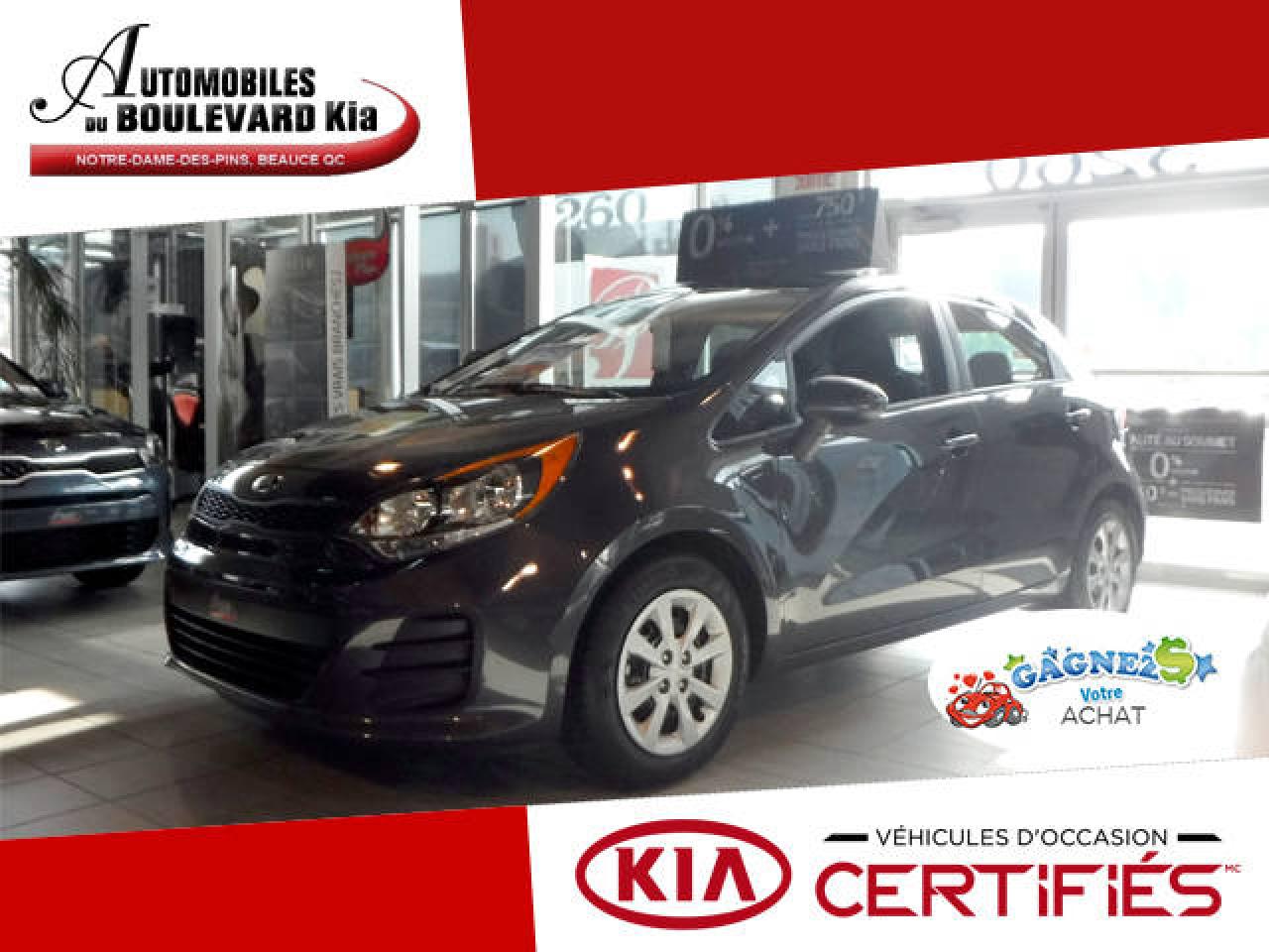 Used 2017 Kia Rio LX M6 NEUF 49$/Sems *3X INVENTAIRE* for sale in Notre-Dame-des-Pins, QC