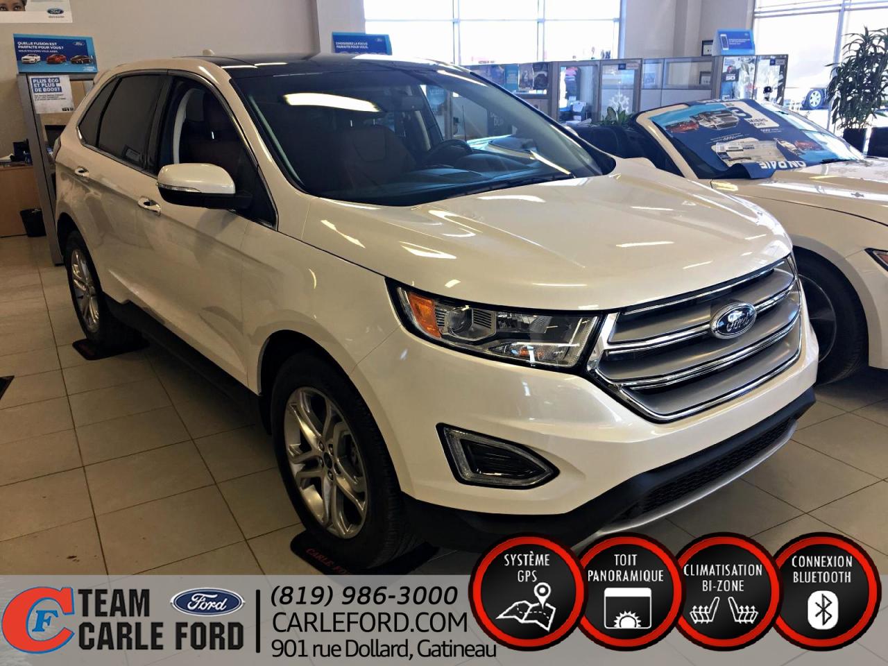 Used 2017 Ford Edge 4 portes Titanium, Traction intégrale Pa for sale in Gatineau, QC