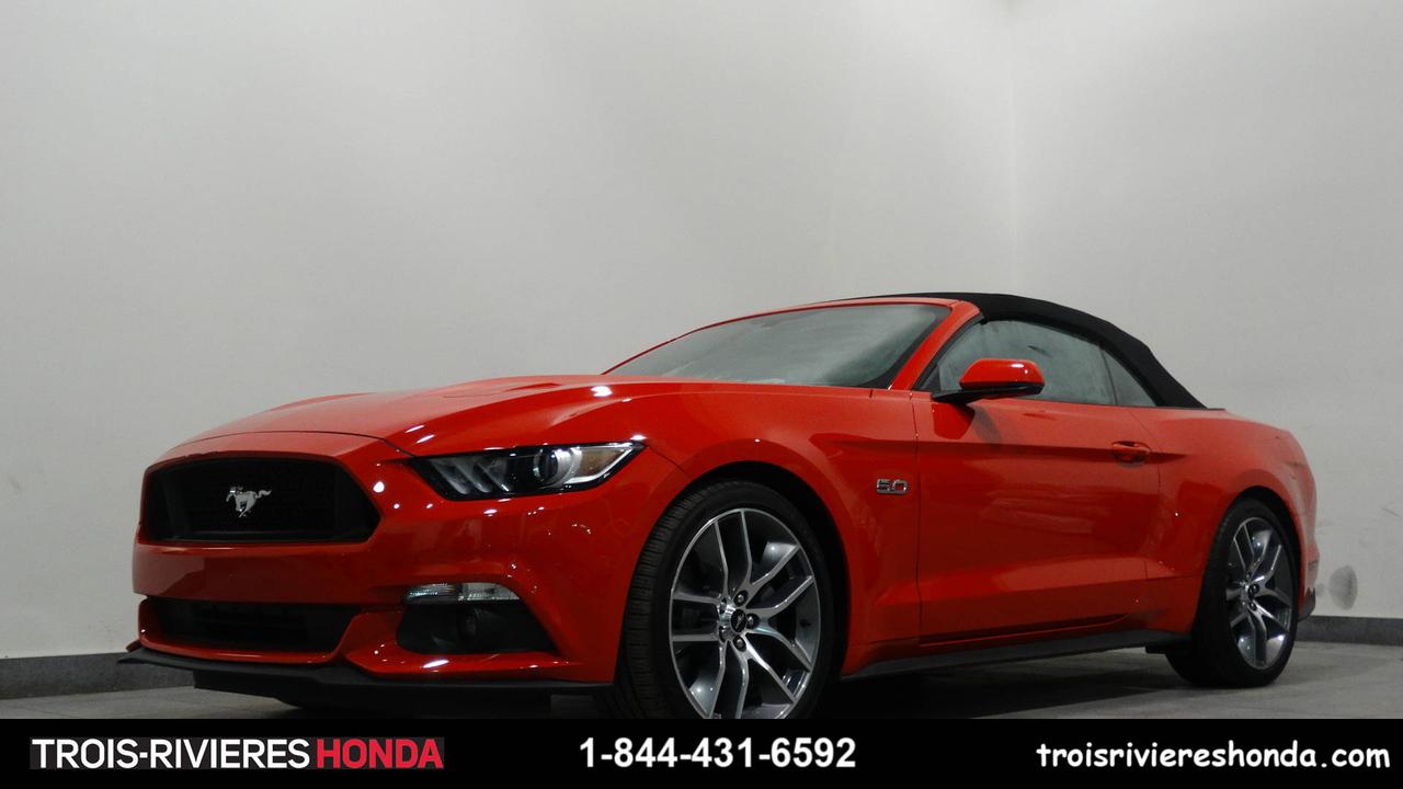 Used 2017 Ford Mustang GT Premium V8 d&eacute;capotable GPS for sale in Trois-Rivi&egrave;res, QC