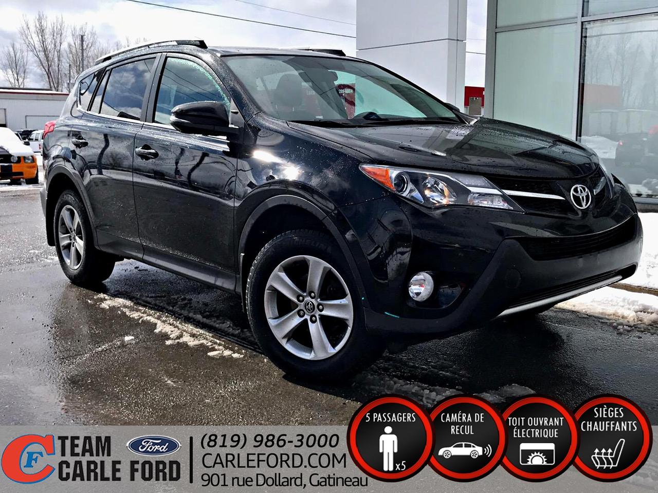 <a href=https://www.carleford.com/occasion/Toyota-RAV4-2015.html>https://www.carleford.com/occasion/Toyota-RAV4-2015.html</a>

Air climatisé, portes électriques, vitres électriques, miroirs électriques, sièges chauffant, radio/cd, régulateur de vitesse, toit ouvrant, ensemble de remorquage, système de navigation, caméra de recul, bluetooth