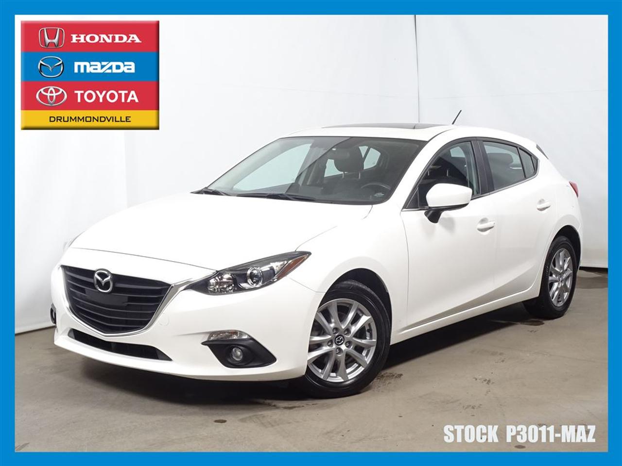 <a href=https://www.toyotadrummondville.com/occasion/Mazda-3_Sport-2014.html>https://www.toyotadrummondville.com/occasion/Mazda-3_Sport-2014.html</a>

**JAMAIS ACCIDENTÉ**UN SEUL PROPRIÉTAIRE**  GARANTIE MOTOPRO 6/05/2019 OU 100000KM    Mazda Drummondville à le plus grand inventaire de Mazda au Centre-du-Québec. Avec nos prix agressifs, nous couvrons plusieurs villes tel que Sherbrooke, Victoriaville, Trois-Rivières, Sorel-Tracy, Magog, Acton Vale, Saint-Hyacinthe, Granby et même la Rive-Sud de Montréal! Nous avons une vaste gamme de véhicules, sous-compacte, compacte, intermédiaire, familiale, convertible, VUS, AWD, 4X4, FWD, propulsion, camions? Et de toutes les marques, Honda, Toyota, Hyundai, Kia, Chrysler, Dodge, Ram, Ford, Mercedes-Benz, Audi, Acura, Subaru, Suzuki, BMW, Buick, Cadillac, Chevrolet, Fiat, Jeep, Lexus, Mini Cooper, Mitsubishi, Nissan, Volkswagen, Volvo et Suzuki.    Nous offrons plusieurs modes de financement, conventionnel, 2ième et 3ième chance, redressement de crédit, faillite et Accord D. À noter ; la TPS, la TVQ et les frais du concessionnaire allant jusquà 299$ ne sont pas inclus automatiquement dans le prix affiché du véhicule. Les prix et paiements mensuels ne sont que des estimations et peuvent varier selon les taux dintérêt en considération de votre crédit. Le prix est établi avec un financement à taux régulier, rabais au financement. Pour plus dinformations, appelez-nous au numéro sans frais : 1-844-592-3027.